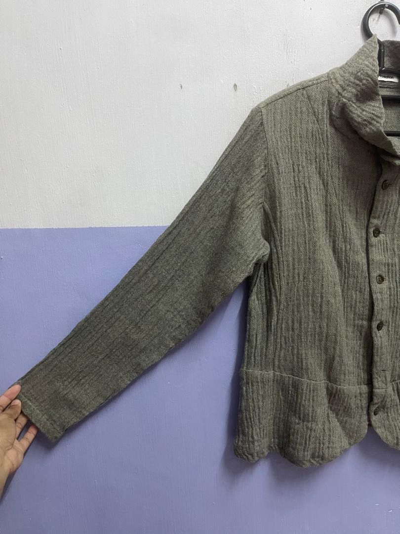Issey Miyake Issey Miyake by Plantation Wave Style Button Up Shirt Size M / US 6-8 / IT 42-44 - 11 Thumbnail