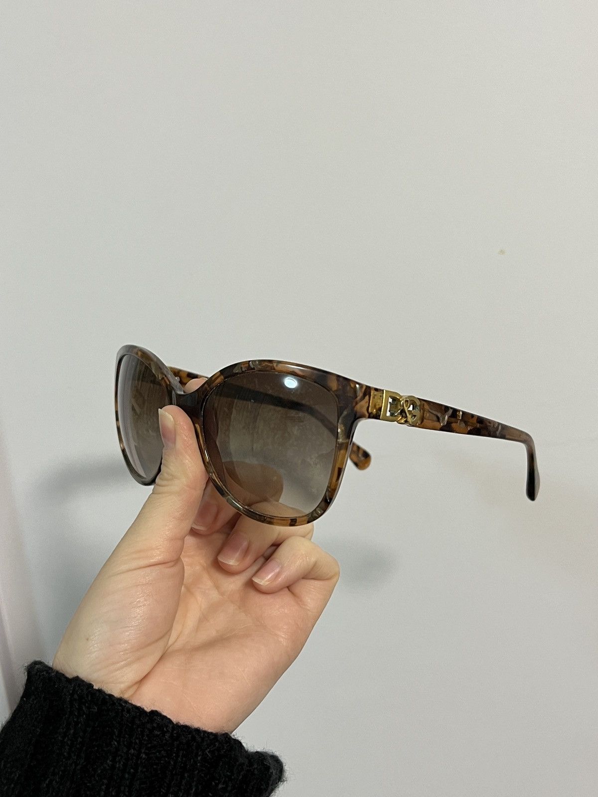 Dolce & Gabbana Vintage Women’s Dolce & Gabbana D&G Brown Sunglasses Size ONE SIZE - 2 Thumbnail