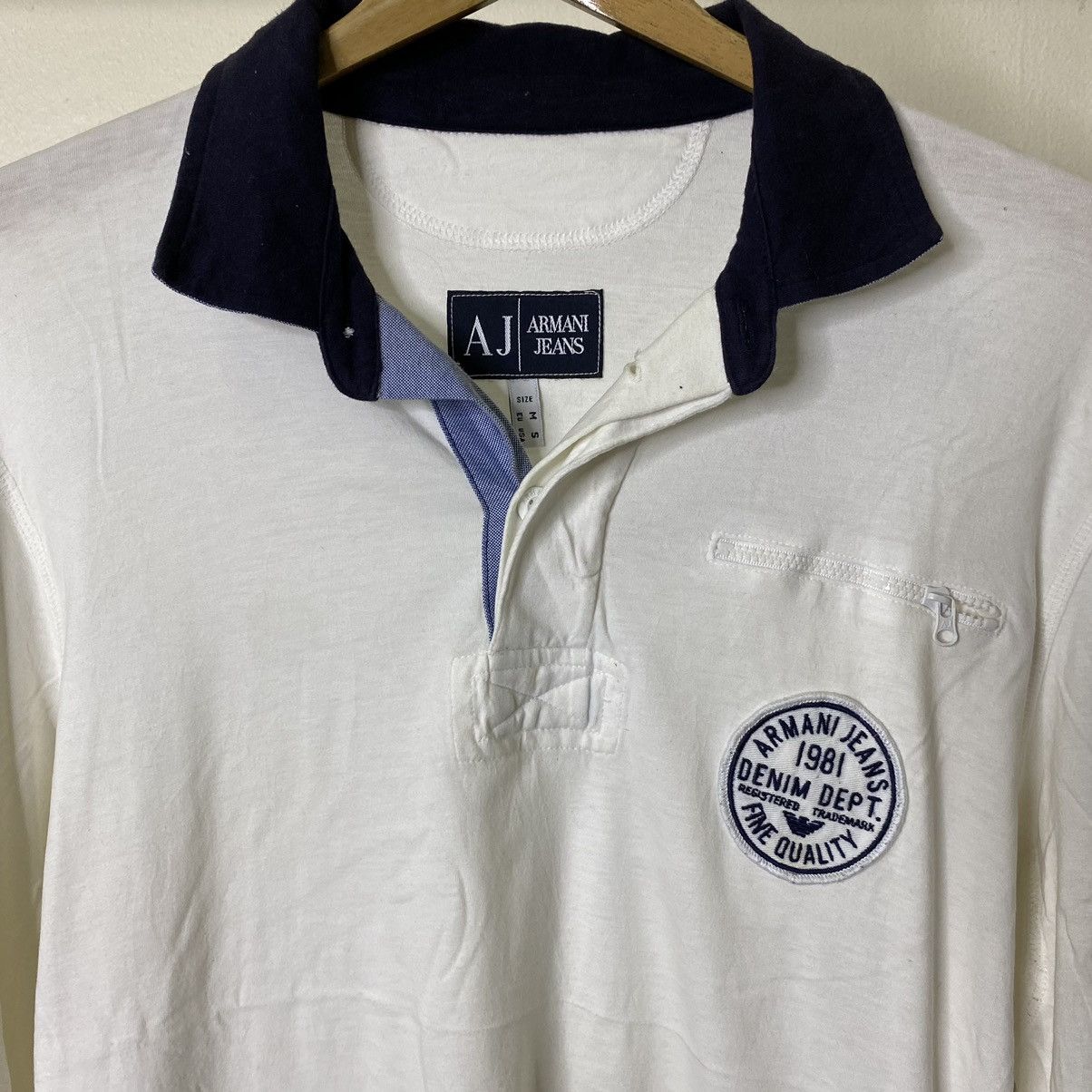 Armani Armani Jeans Polo Rugby LS Shirt Size US S / EU 44-46 / 1 - 2 Thumbnail