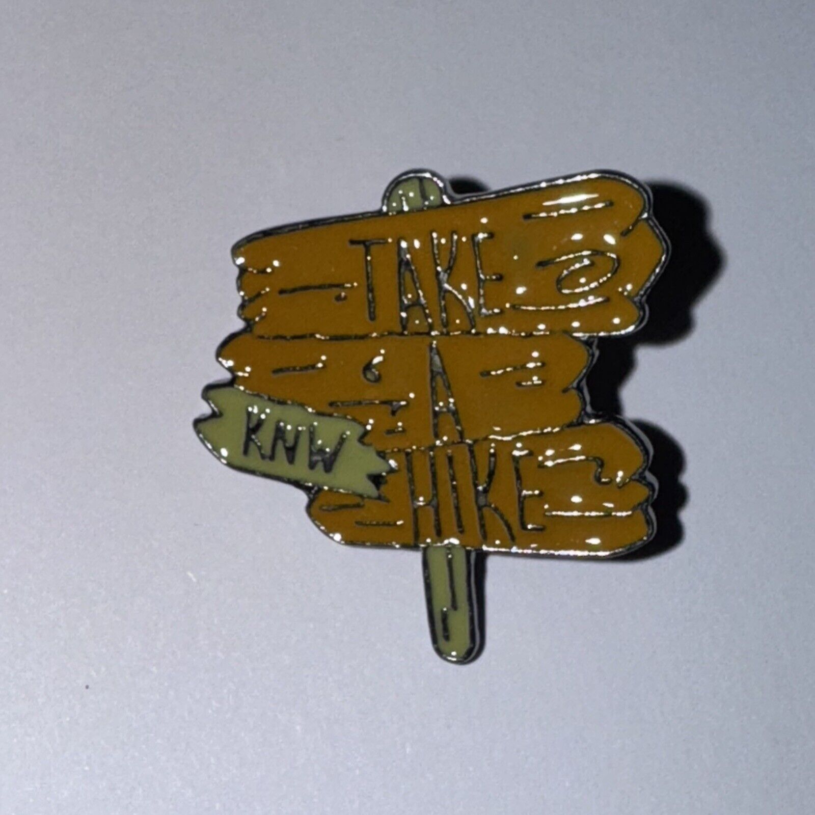 Other Take A Hike Sign Pin Brooch Size ONE SIZE - 1 Preview