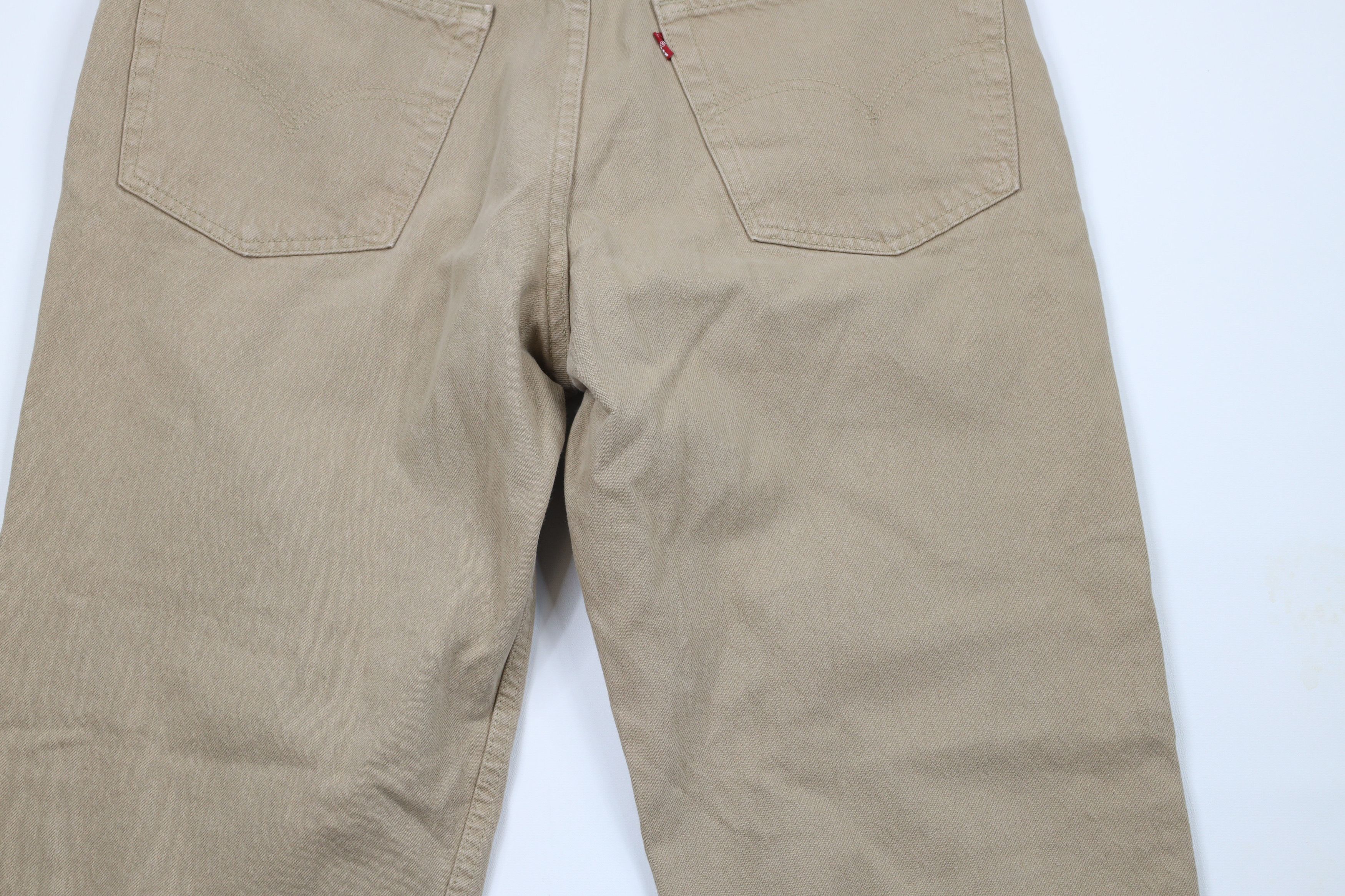 Levi's × Vintage Vintage 90s Levis 550 Relaxed Fit Denim Jeans Beige USA Size US 36 / EU 52 - 14 Thumbnail