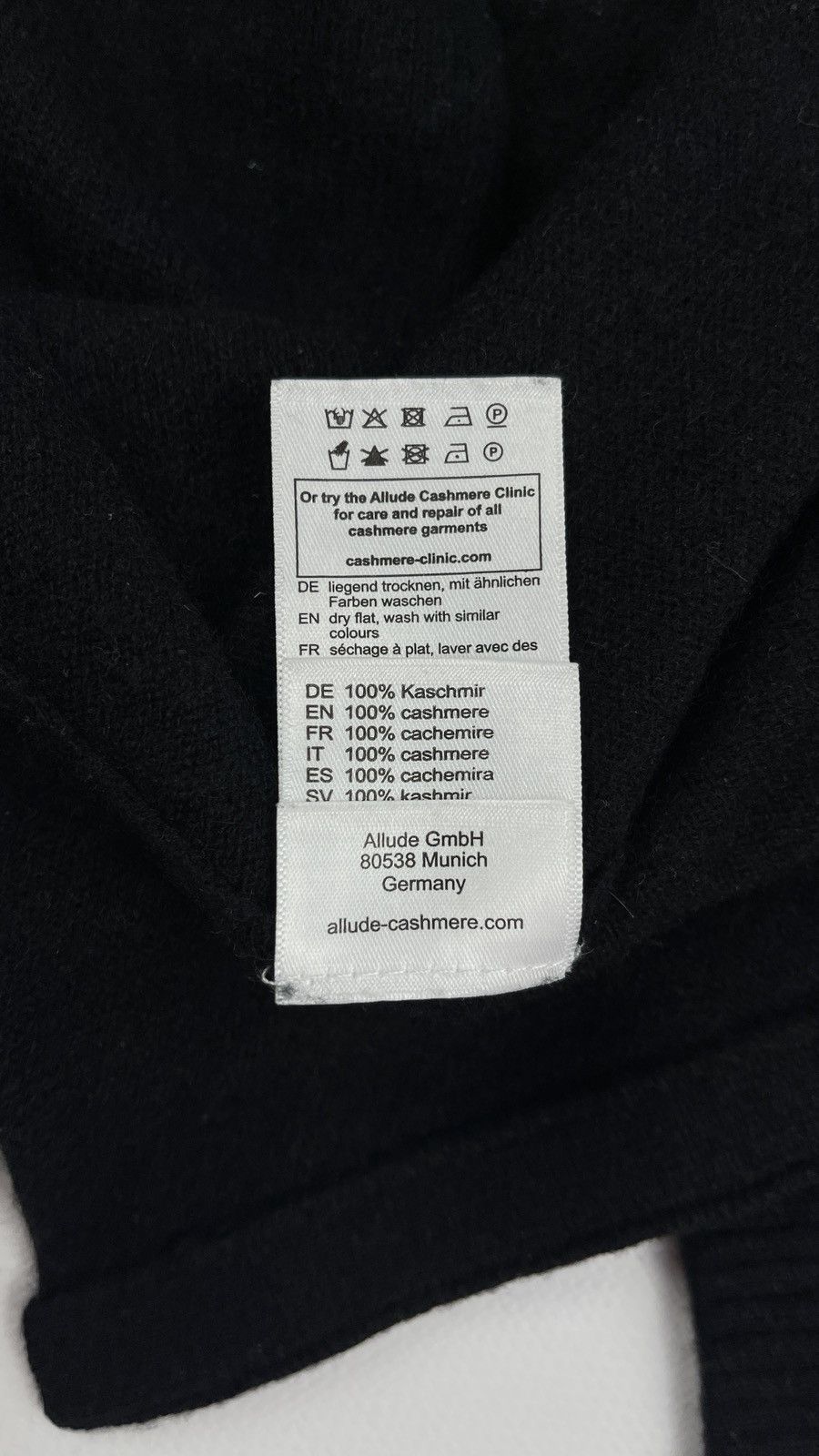 Allude Allude 100% Cashmere Black Cardigan Size S / US 4 / IT 40 - 7 Thumbnail