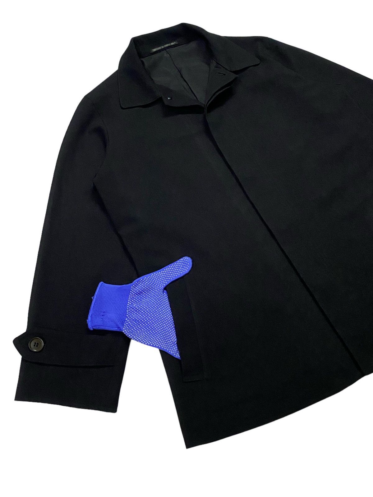 Yohji Yamamoto Yohji Yamamoto Black Wool Jacket Size US L / EU 52-54 / 3 - 16 Thumbnail