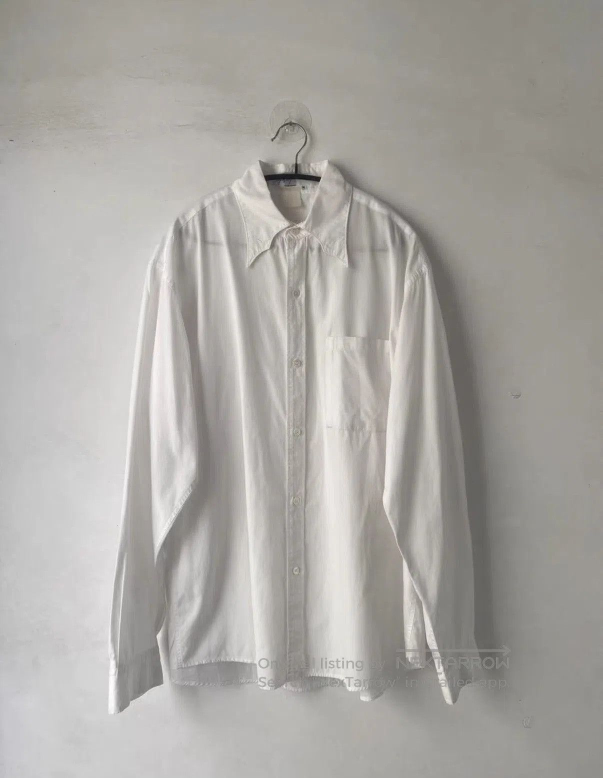 Yohji Yamamoto White Long. Size US M / EU 48-50 / 2 - 1 Thumbnail