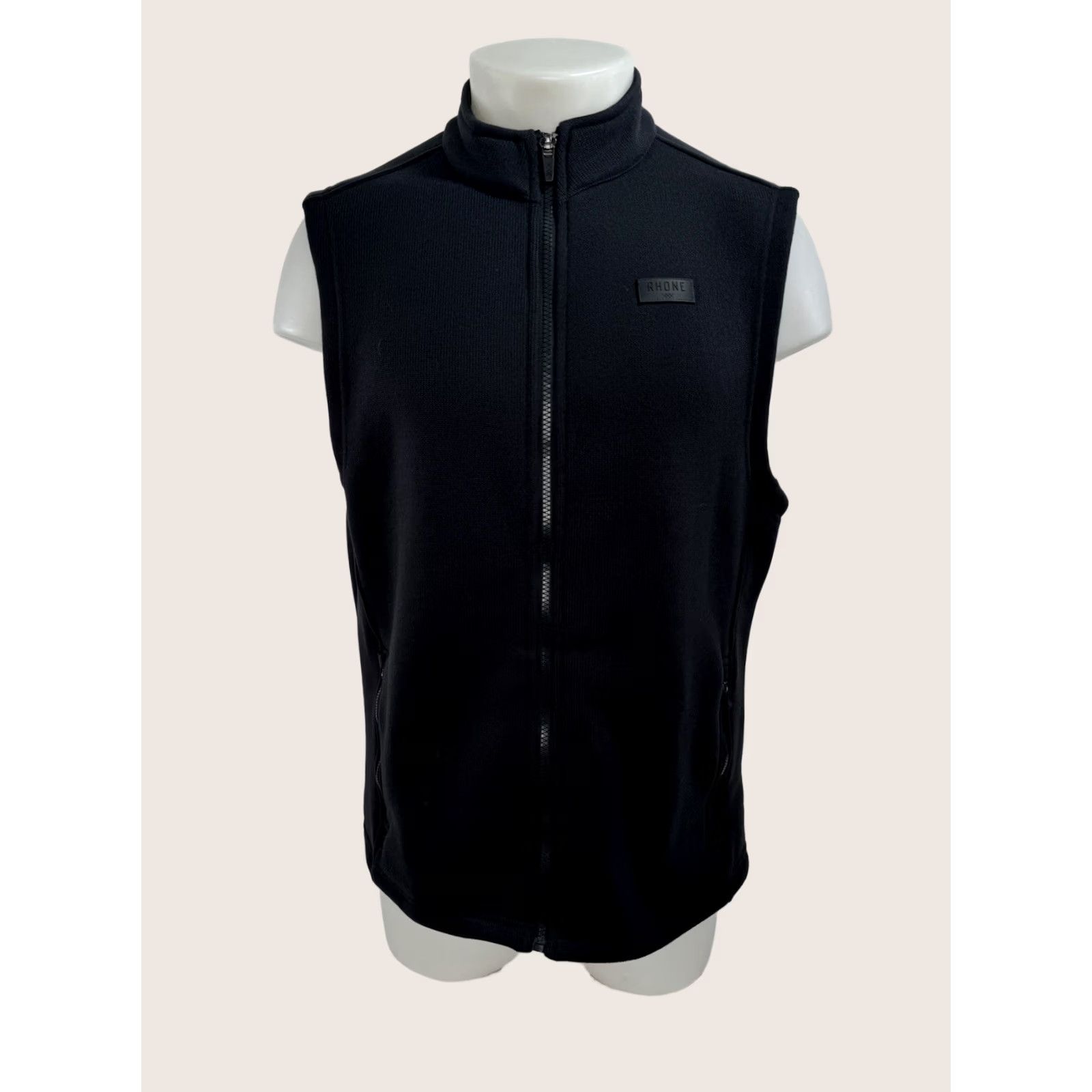 Rhone Rhone Vest Fleece Lined Full Zip Mens L Black Size US L / EU 52-54 / 3 - 1 Thumbnail