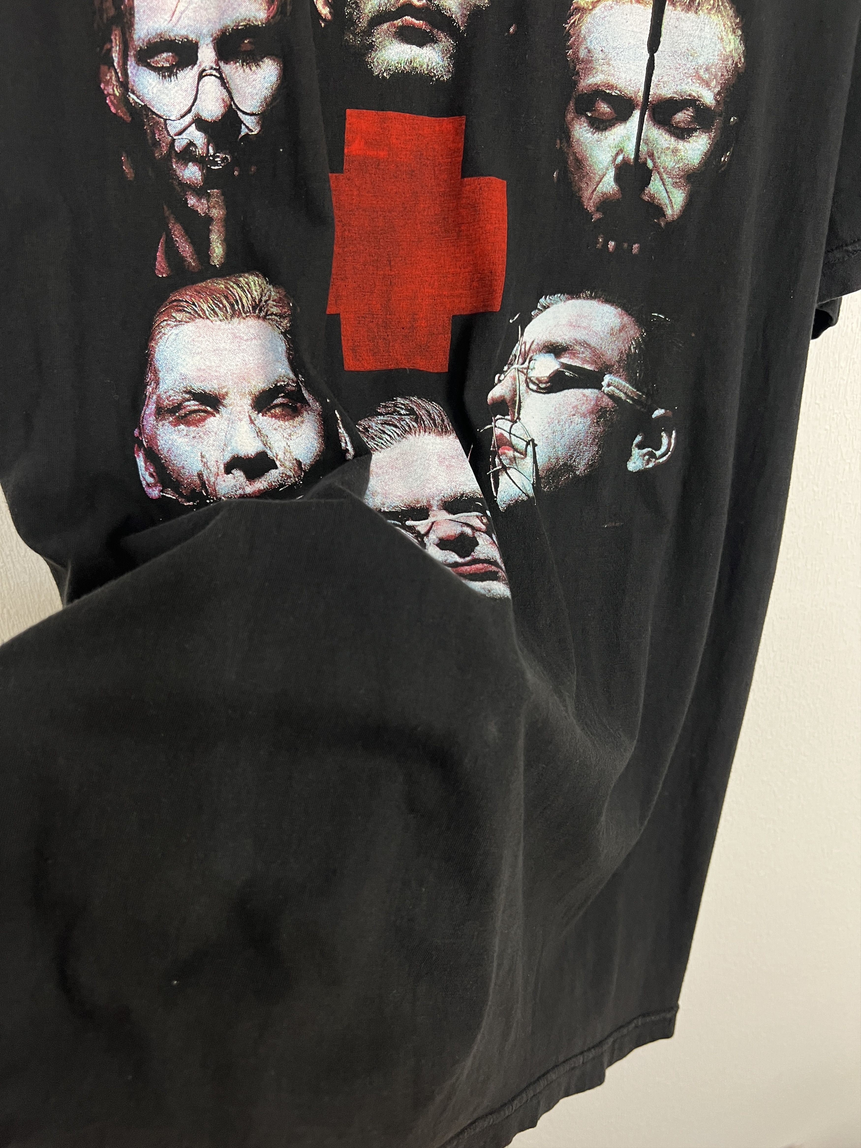Vintage Vintage Rammstein Sehnsucht Band Shirt Over Print Tee Black Size US XL / EU 56 / 4 - 5 Thumbnail