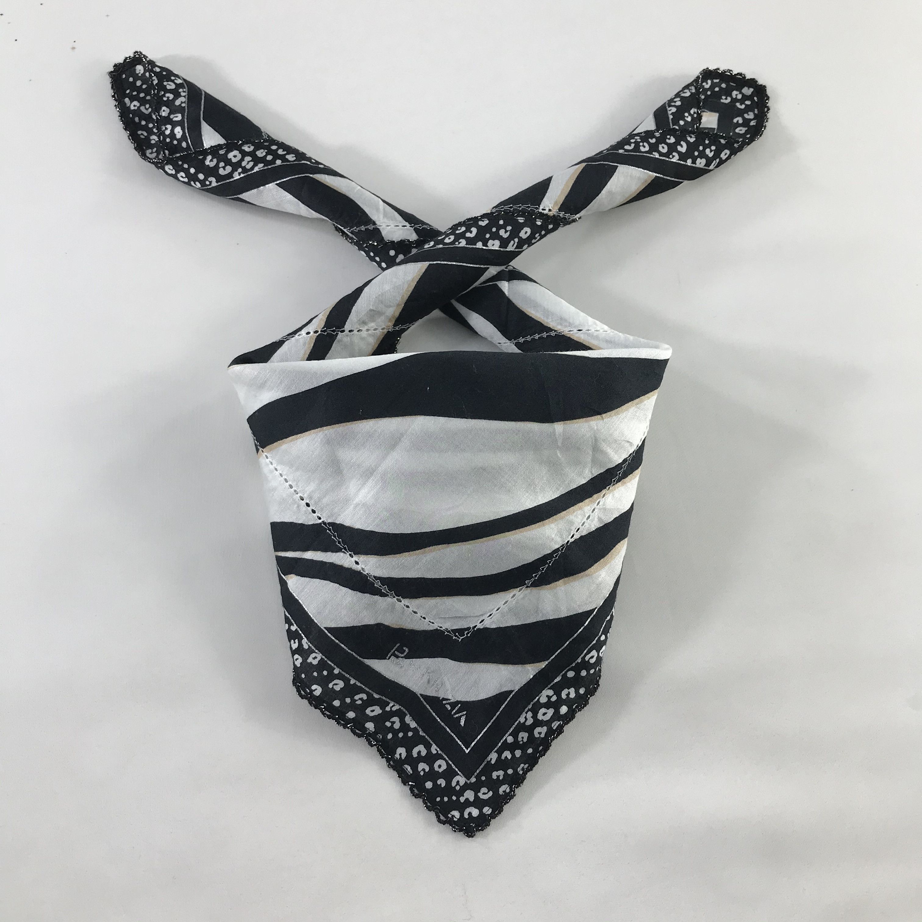 Krizia Uomo × Vintage Krizia Uomo Bandana / Handkerchief / Neckerchief - S1126 Size ONE SIZE - 3 Thumbnail