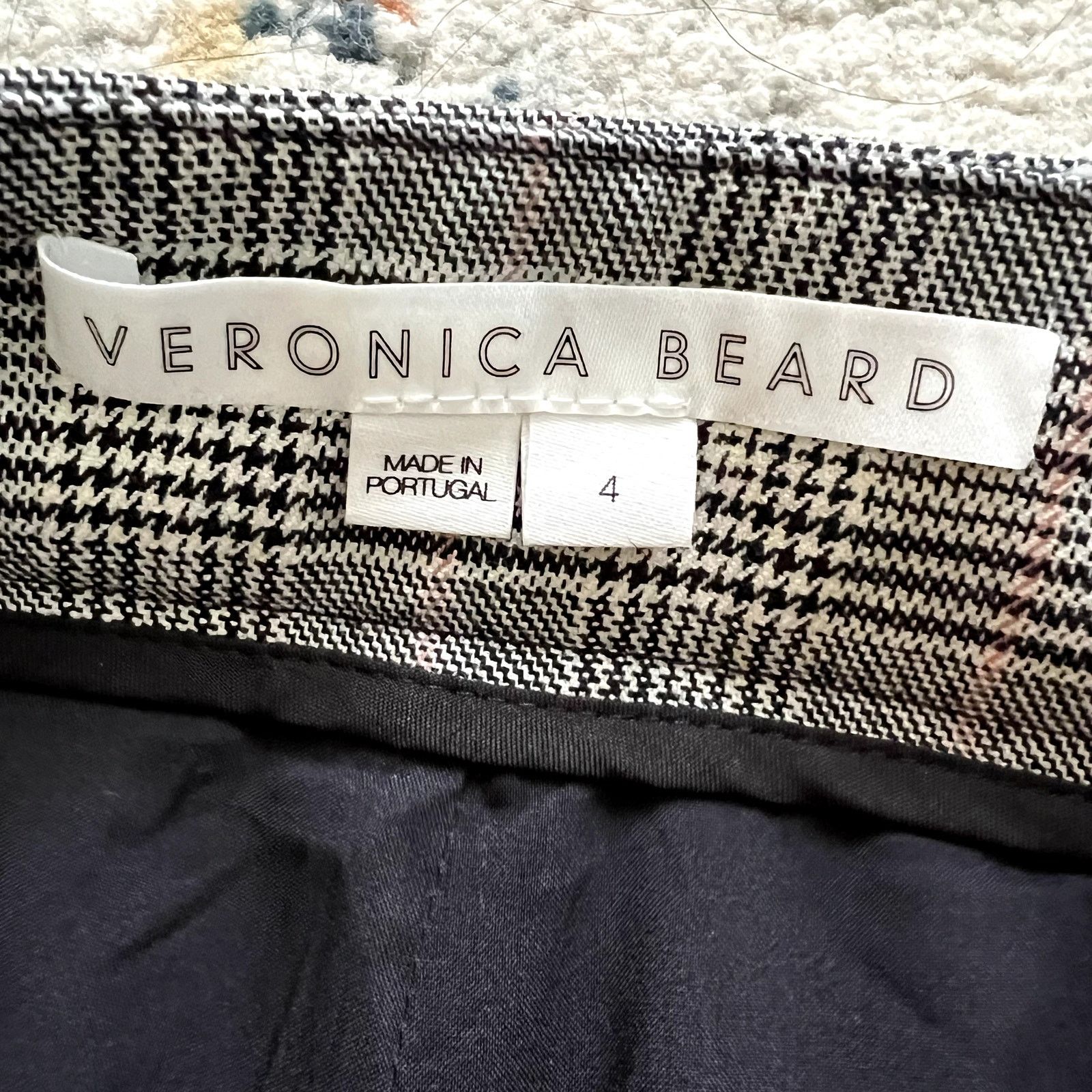 Veronica Beard Veronica Beard Jude trousers dress pants size 4 checked Size 27" / US 4 / IT 40 - 8 Thumbnail