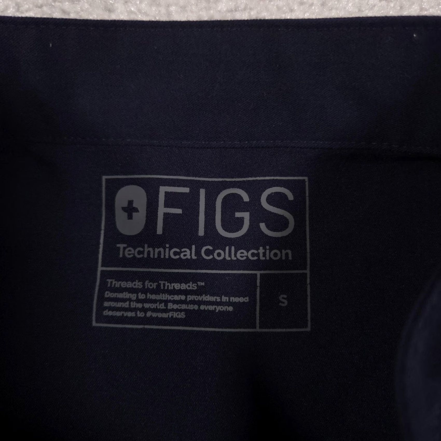 Vintage FIGS Scrub Top Mens Small Blue Technical Collection Sleeveless Nursing Size US S / EU 44-46 / 1 - 5 Thumbnail