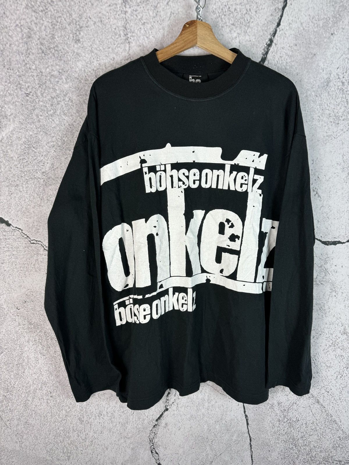 Band Tees Vintage Böhse Onkelz Longsleeve 90s band shirt Size US L / EU 52-54 / 3 - 1 Thumbnail