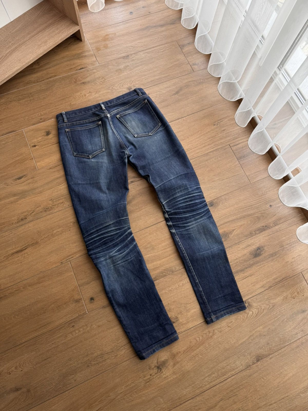 A.P.C. × Vintage Vintage A.P.C. Japanese Denim Selvedge Navy Jeans Size US 30 / EU 46 - 9 Thumbnail