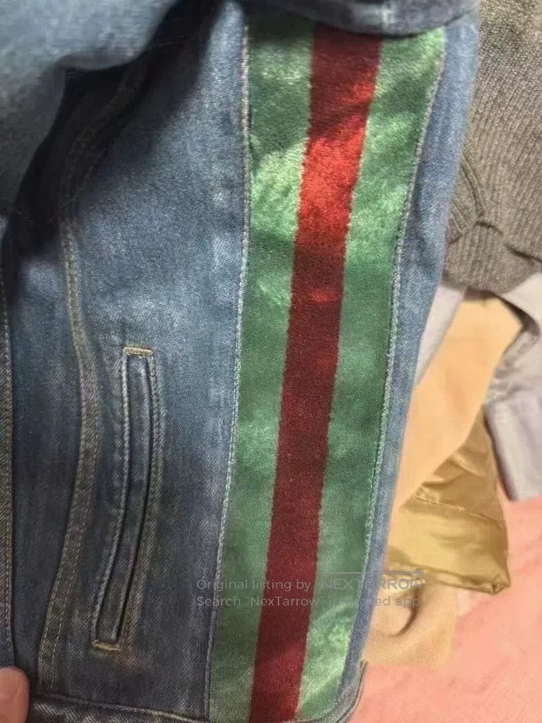 Gucci Gucci Lamb cashmere blue denim jacket Size US S / EU 44-46 / 1 - 6 Thumbnail