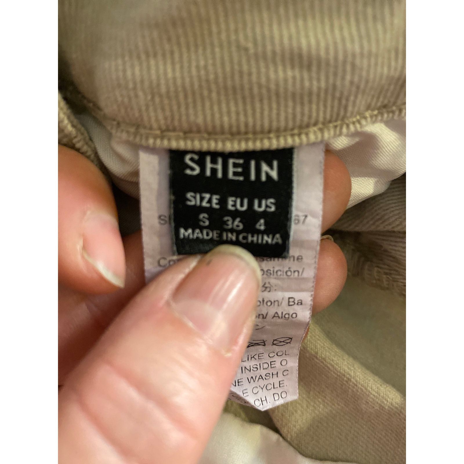 Shein Y2K Utility Cargo Pants Khaki Wide Leg SHEIN Women’s Small Size 24" / US 00 / IT 34 - 3 Thumbnail
