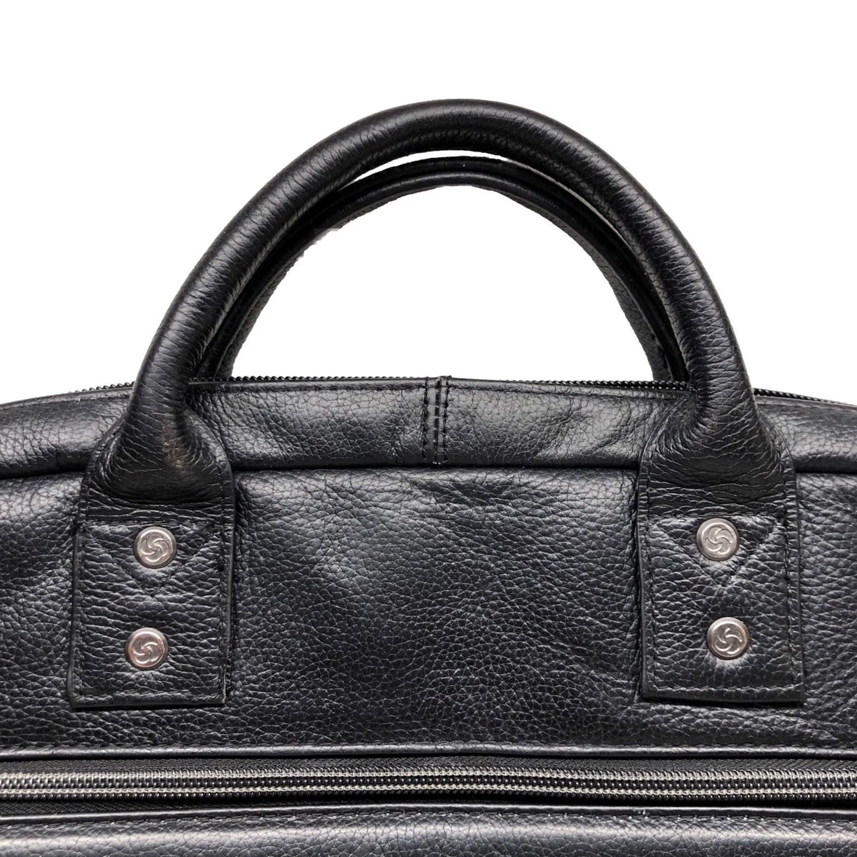 Samsonite Samsonite Leather Slim Brief Briefcase Bag - NWOT Men Medium Black Leather 15.3in H x 11.3in L 2.3in W Briefcase/Document Case Mens Size US 31 - 7 Thumbnail