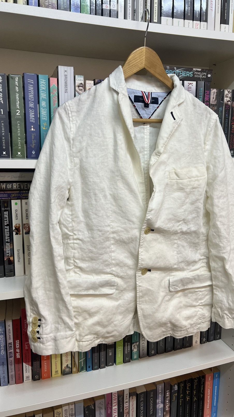 Tommy Hilfiger Tommy Hilfiger Linen Jacket Size US M / EU 48-50 / 2 - 3 Thumbnail