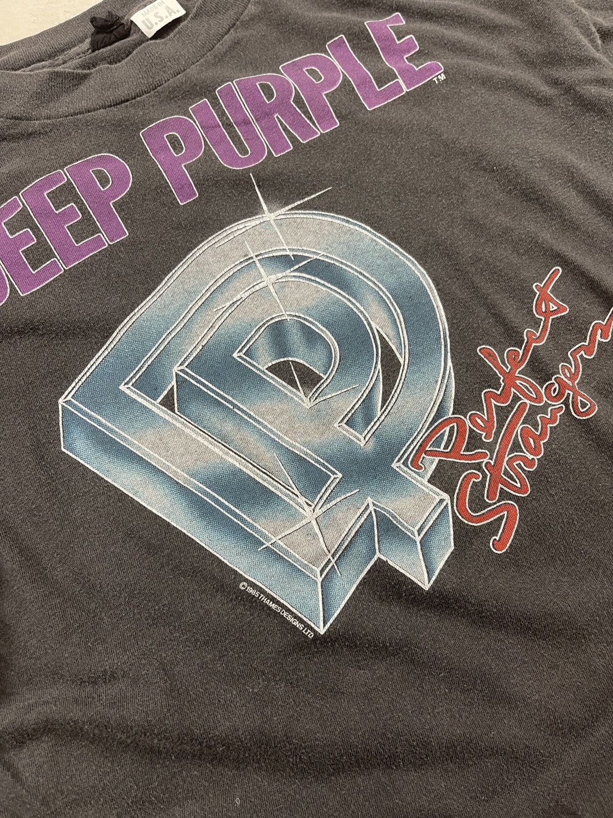 Vintage 1985 Deep Purple “Perfect Strangers” Tour Tee Size US M / EU 48-50 / 2 - 2 Thumbnail