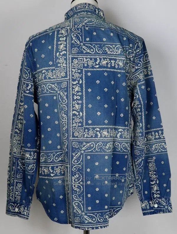 RRL Ralph Lauren RRL Ralph Lauren Old discontinued square scarf shirt Size US L / EU 52-54 / 3 - 4 Thumbnail