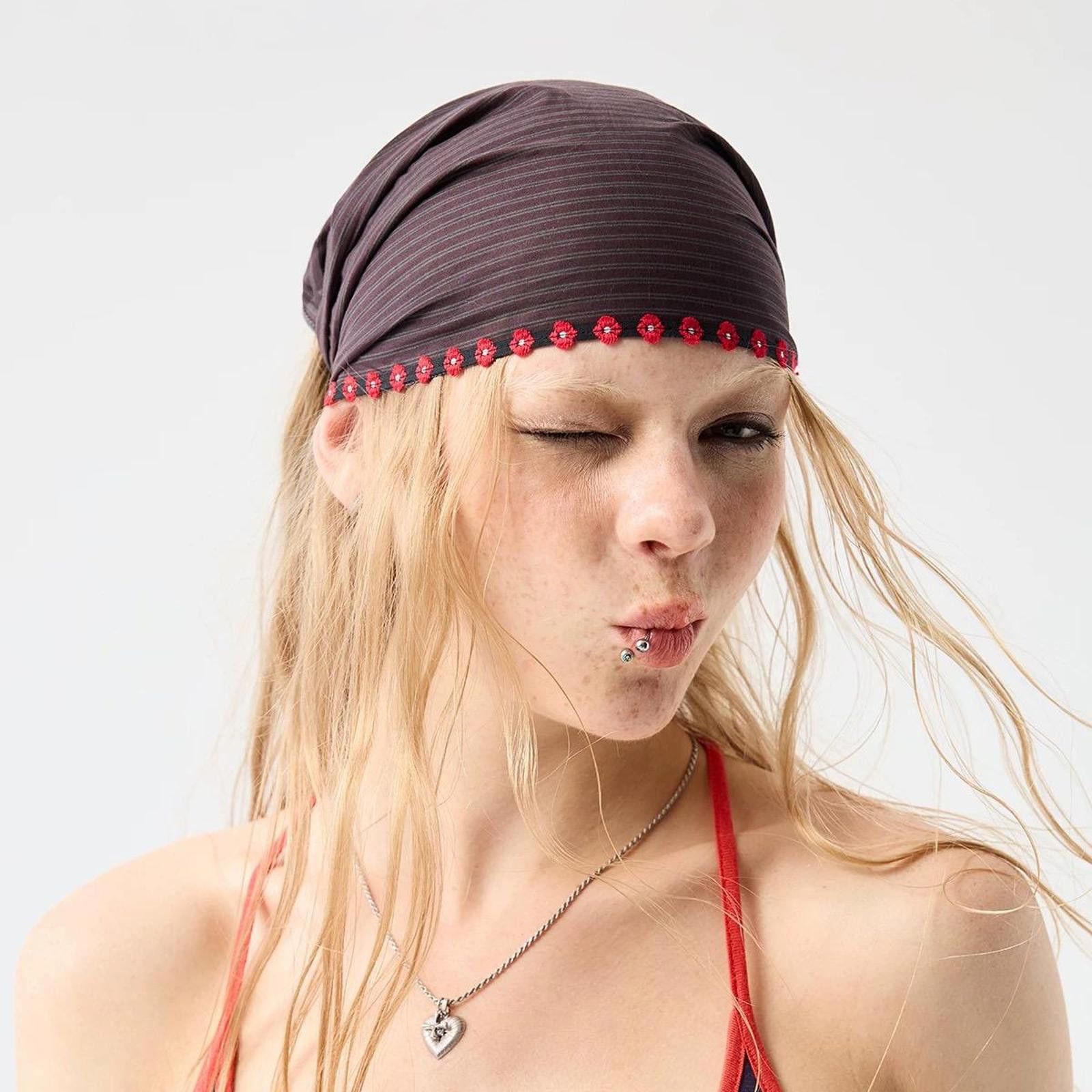Japanese Brand Cotton Y2K Style Cute Headband OS Size ONE SIZE - 2 Thumbnail