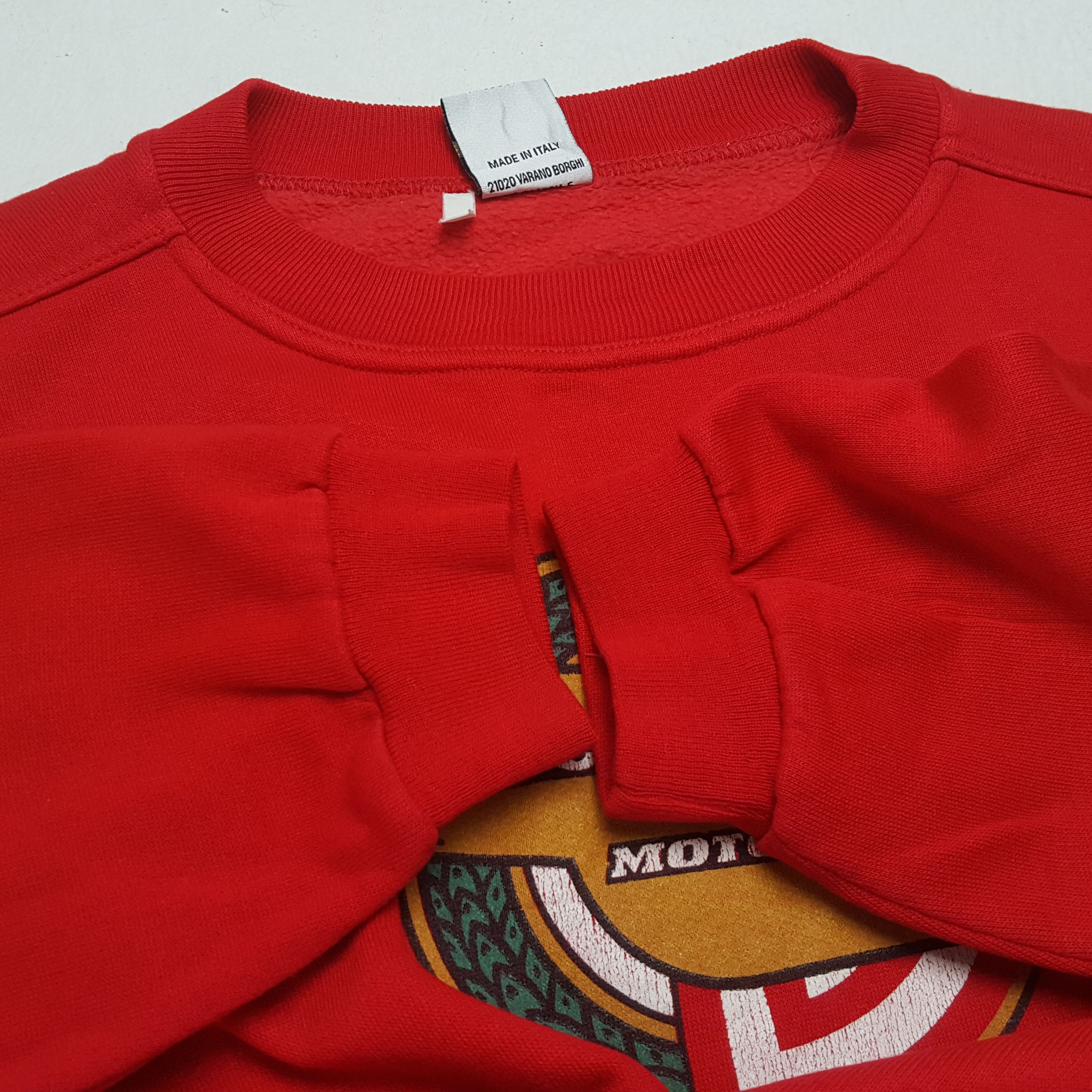 Ducati × Vintage DUCATI MOTORCYCLES Center Design Sweatshirt Size US XL / EU 56 / 4 - 8 Thumbnail