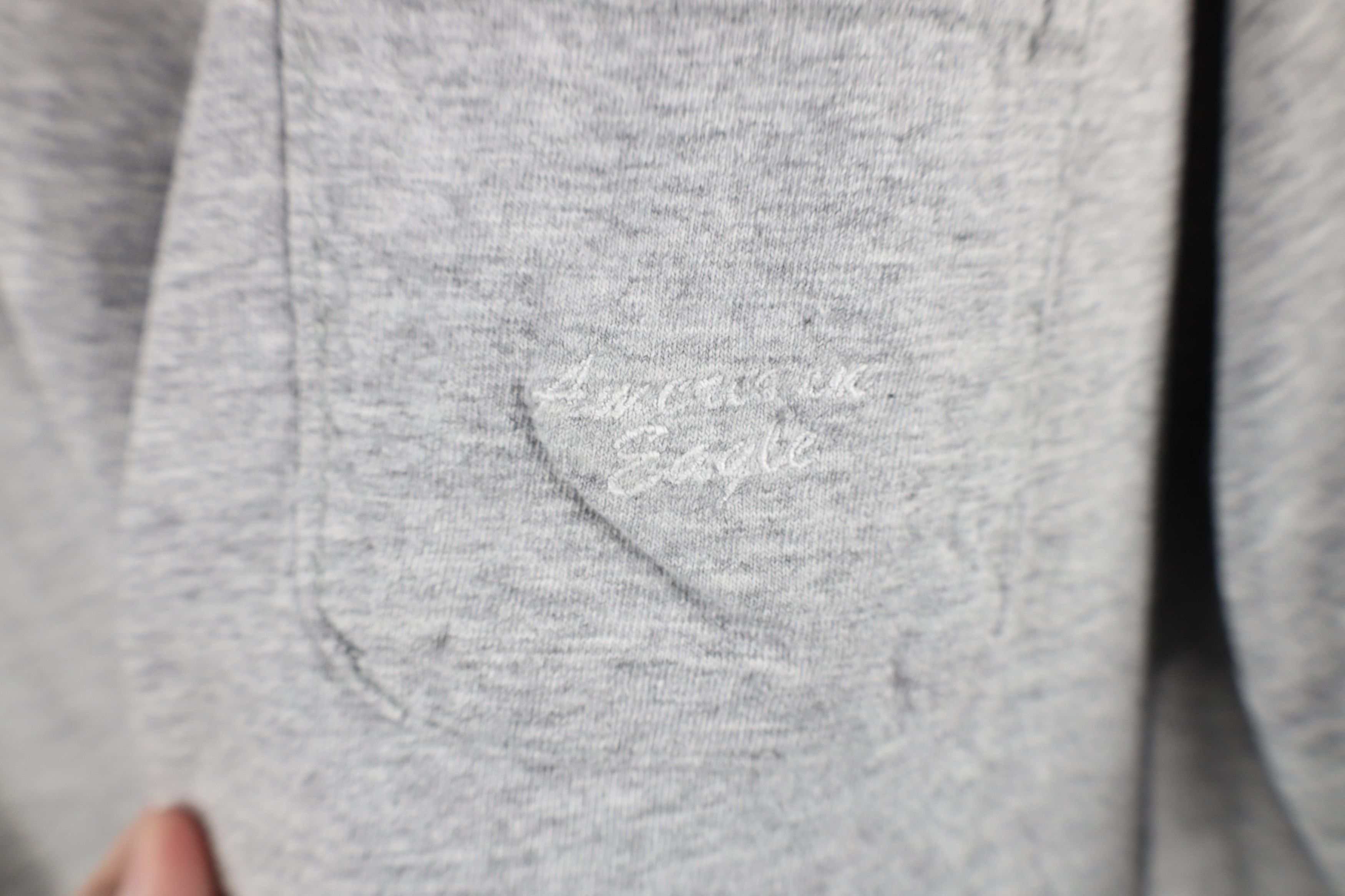 American Eagle Outfitters × Vintage Vintage 90s American Eagle Outfitters Spell Out T-Shirt Gray Size US L / EU 52-54 / 3 - 4 Thumbnail