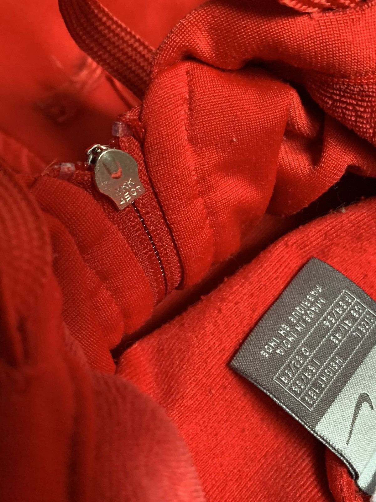Nike Vintage Nike Baggy Zip Hoodie Spell Out Swoosh Y2K USA Drill Size US L / EU 52-54 / 3 - 7 Thumbnail