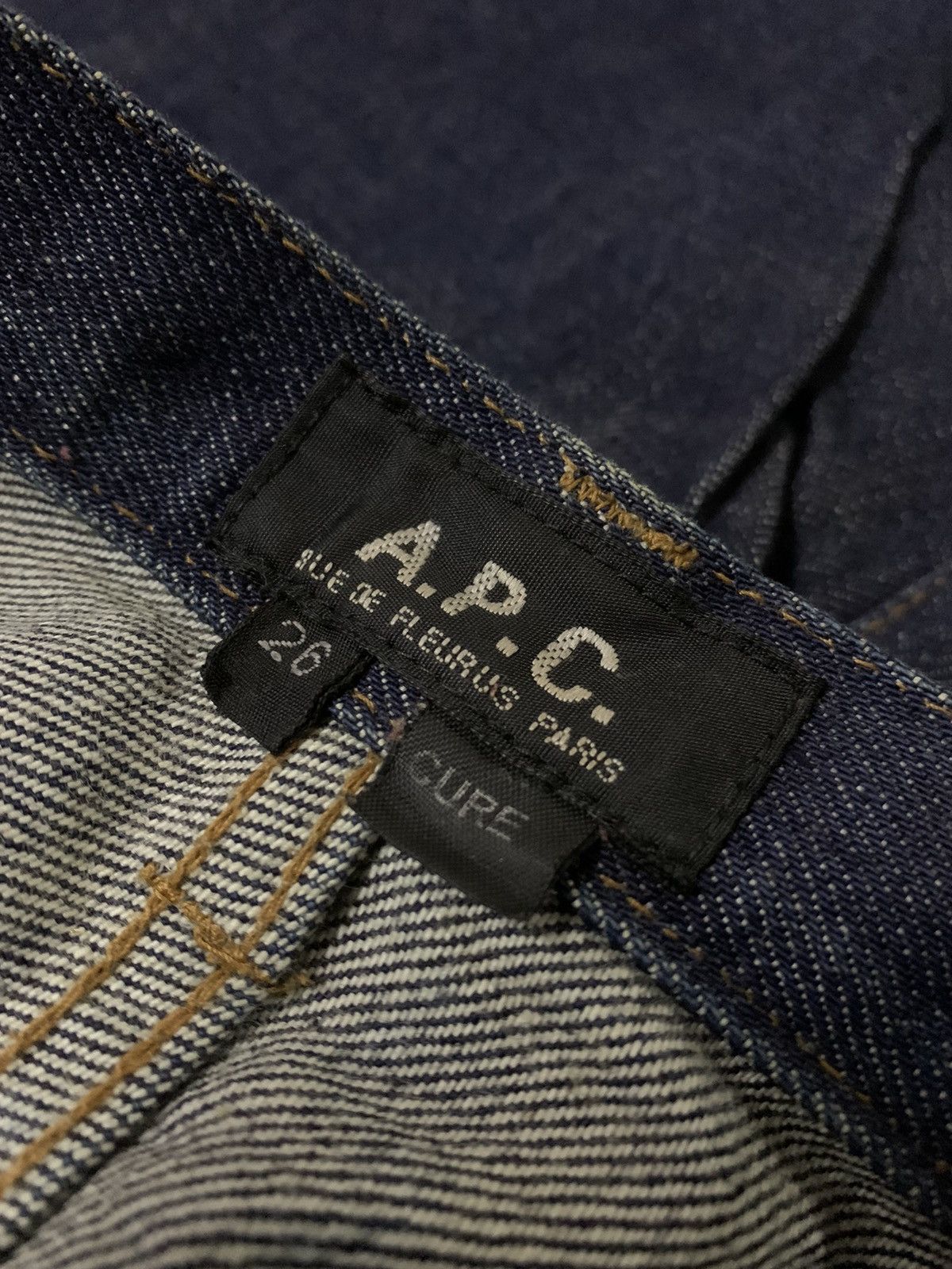 A.P.C. 💥A.p.c Rue De Fleurus Paris Denim Size 27" / US 4 / IT 40 - 6 Thumbnail