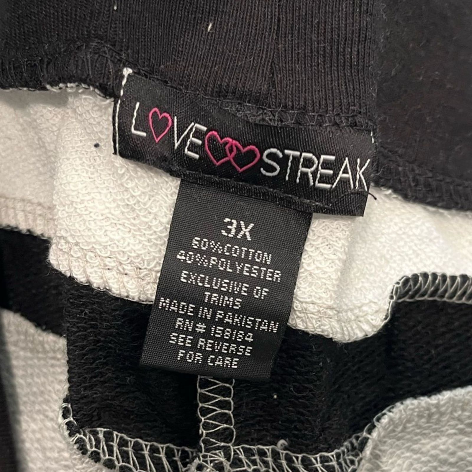 Vintage NWT Love Streak Womens Cotton Track Gym Shorts Size 3X Size 42" / US 20 - 5 Thumbnail
