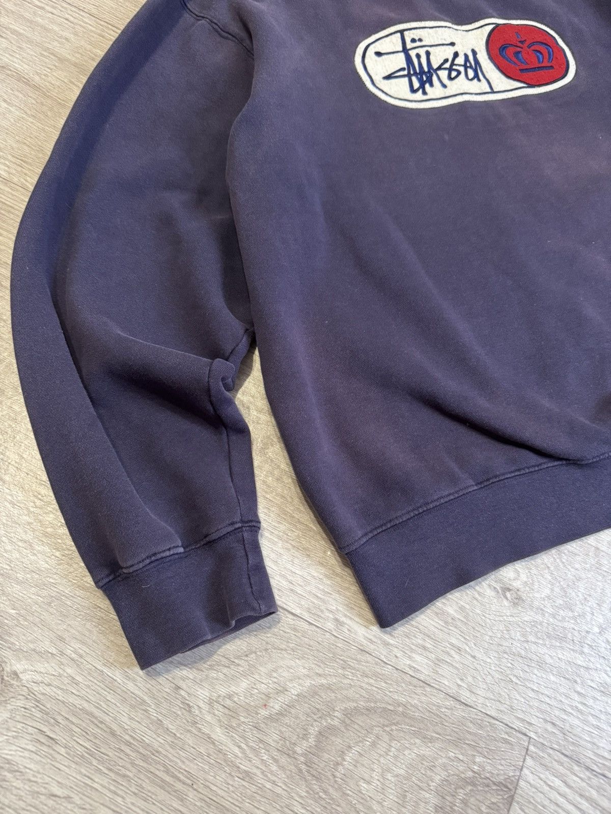 Stussy 🔷Rare Vintage Stussy Big logo Sweatshirt 90s🔷 Size US L / EU 52-54 / 3 - 2 Thumbnail