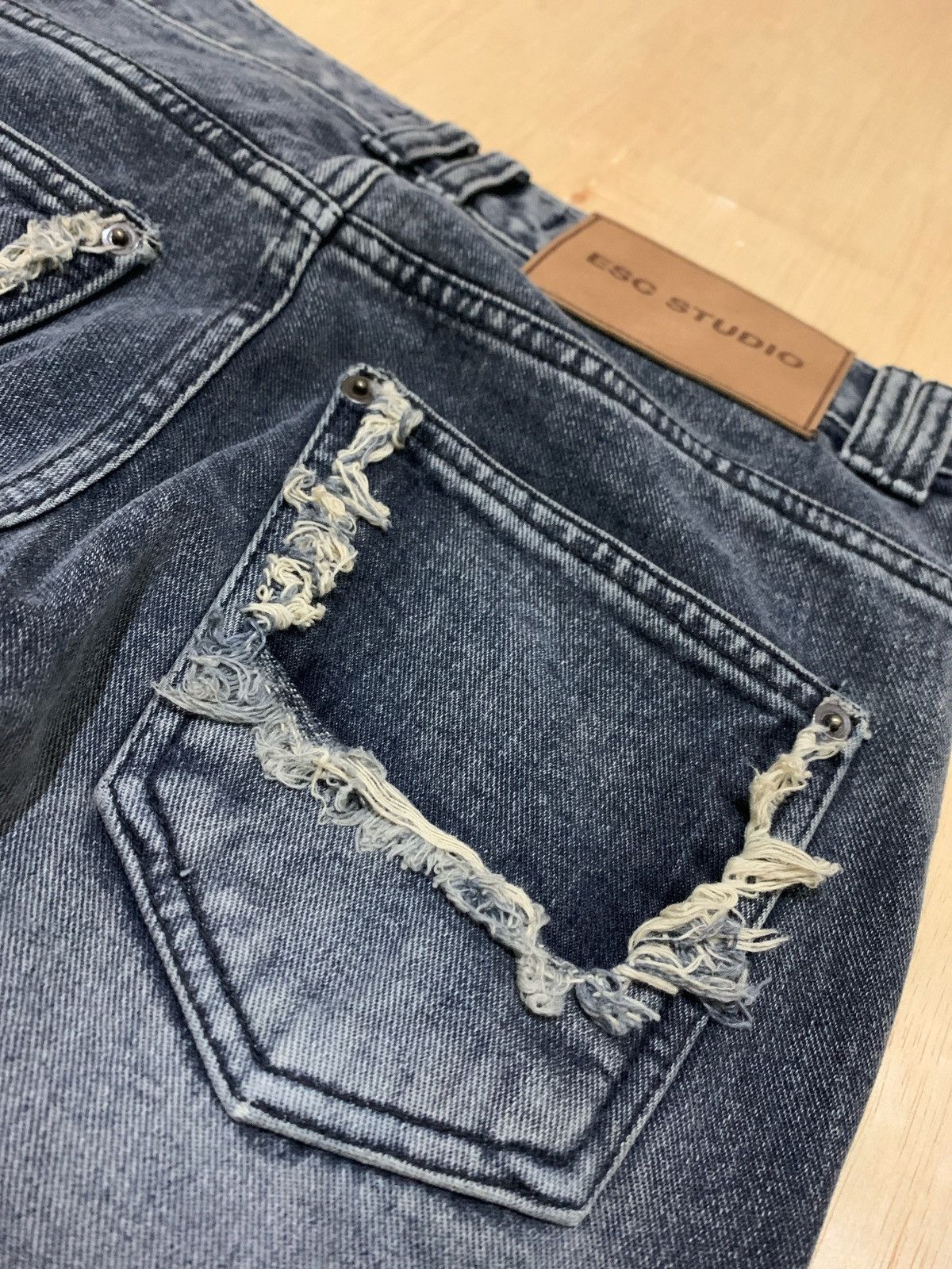Hysteric Glamour × If Six Was Nine × Japanese Brand Flare Esc Studio Lgb Style Jeans Bootcut Size US 31 - 6 Thumbnail