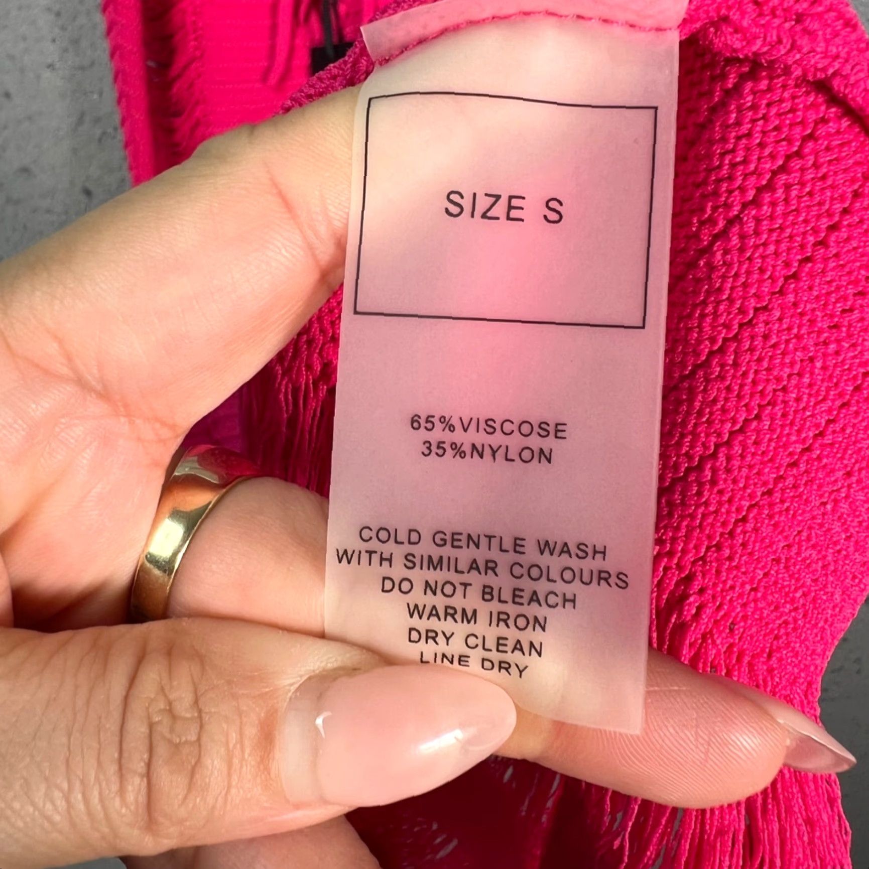 Vintage Maniere De Voir Womens Small Pink Ruched Knit Mini Dress Straps Adjustable Sleeveless Short Dress 90s? Size S / US 4 / IT 40 - 4 Thumbnail