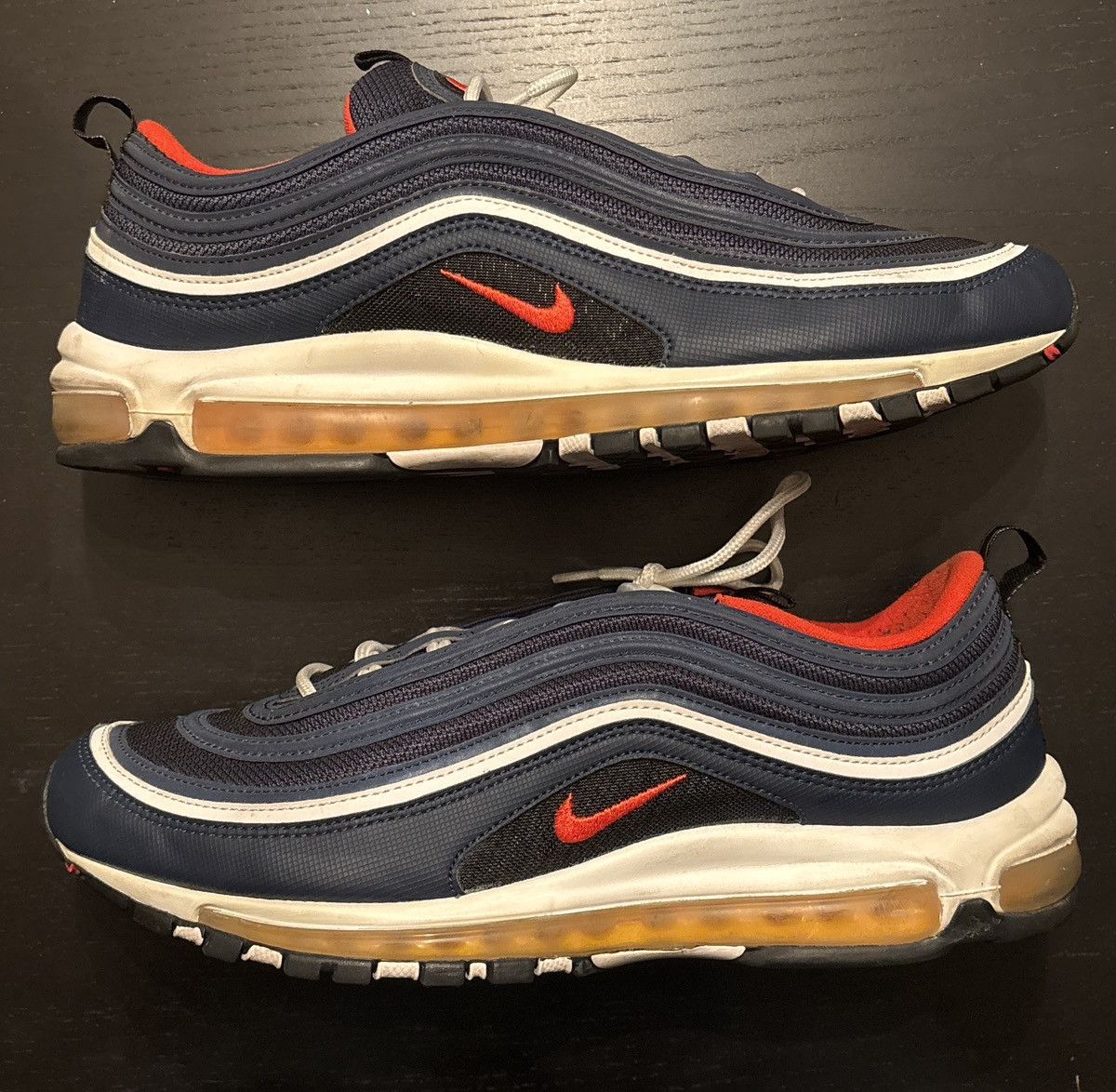 Nike Nike Air Max 97 Midnight Navy Size US 13 / EU 46 - 1 Thumbnail