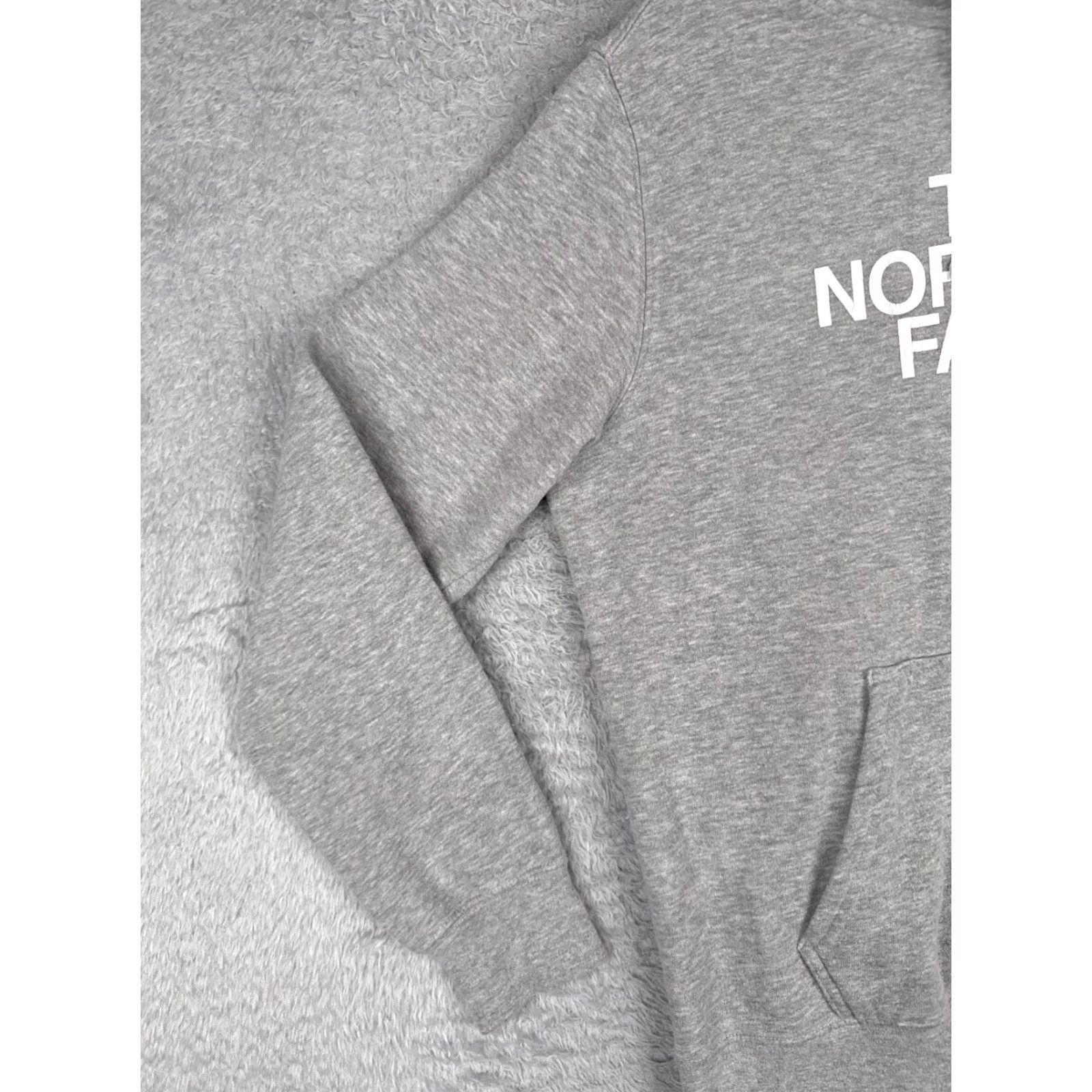 The North Face The North Face Men's Hoodie Pullover Gray Cotton Blend Cotton Jersey Pocket Drawstring Crew Neck M Size US M / EU 48-50 / 2 - 3 Thumbnail