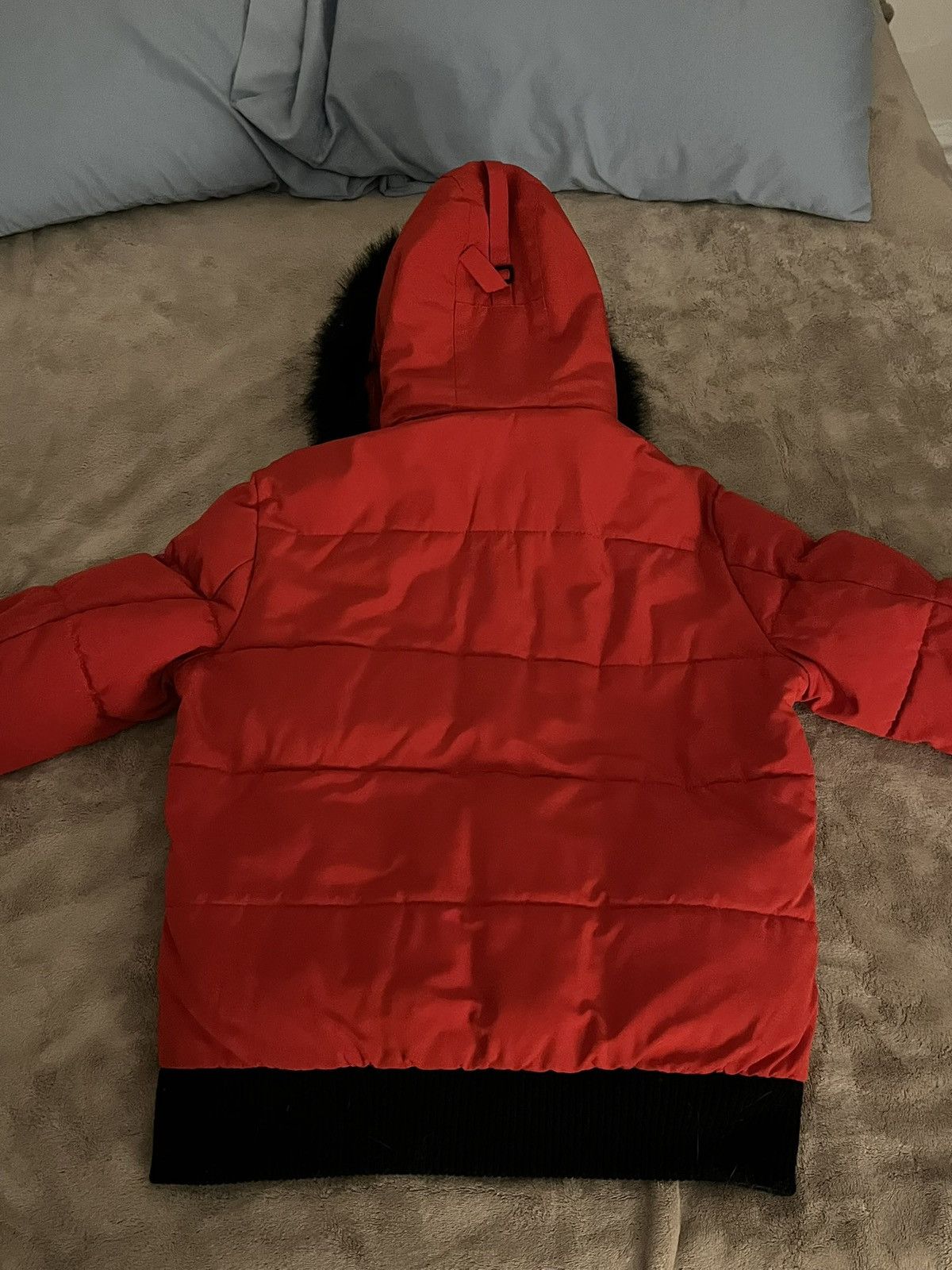 Sixth June Paris Red Faux Fur Lining Down Jacket Size US M / EU 48-50 / 2 - 2 Thumbnail