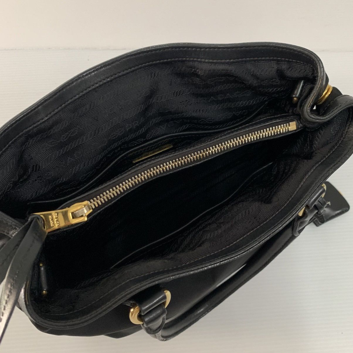 Prada Black Nylon Shoulder Bag