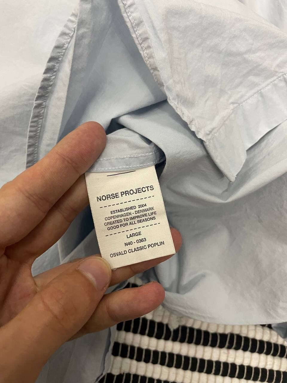 Norse Projects × Vintage Vintage Norse Projects Button-Up Shirt Y2K Size US L / EU 52-54 / 3 - 6 Thumbnail