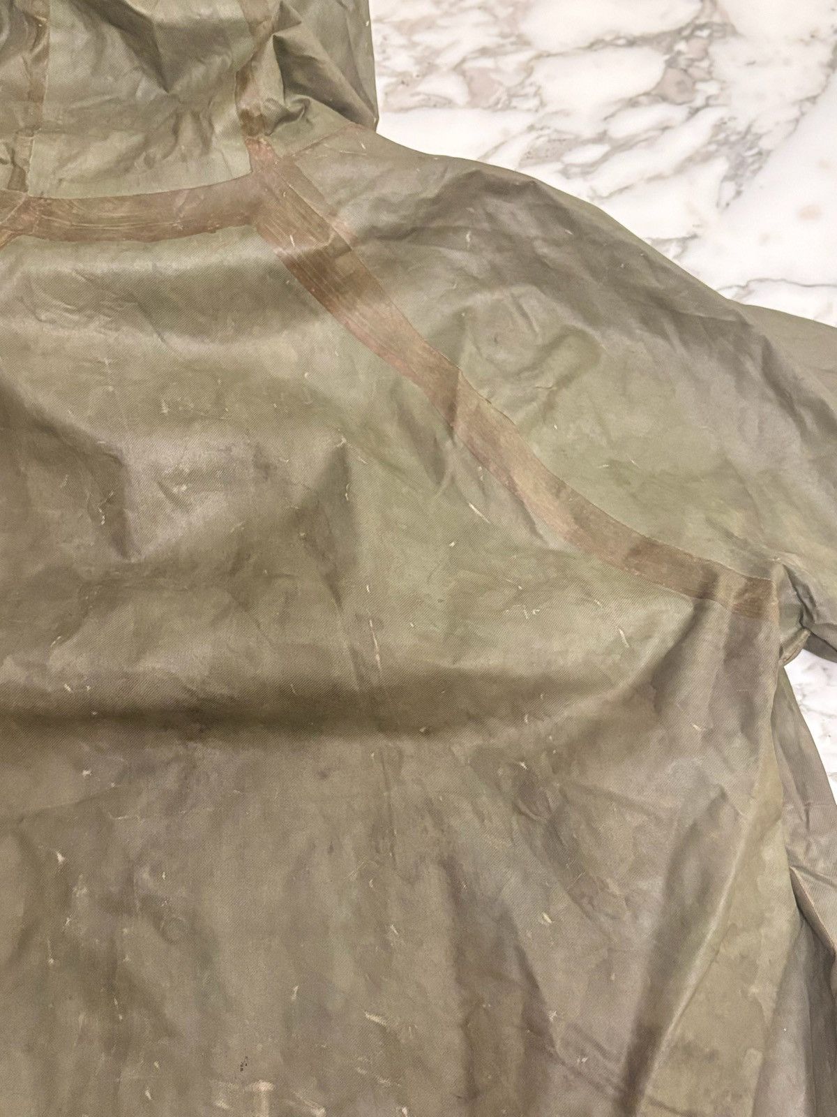 Vintage 1960s American Military Rubberized Rain Jacket Size US XL / EU 56 / 4 - 11 Thumbnail