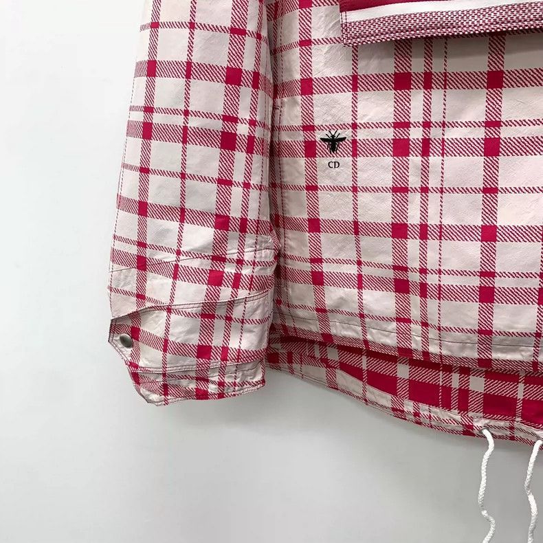 Dior Christian Dior Red Plaid Hoodie Long Sleeve-2505 Size US XS / EU 42 / 0 - 4 Thumbnail