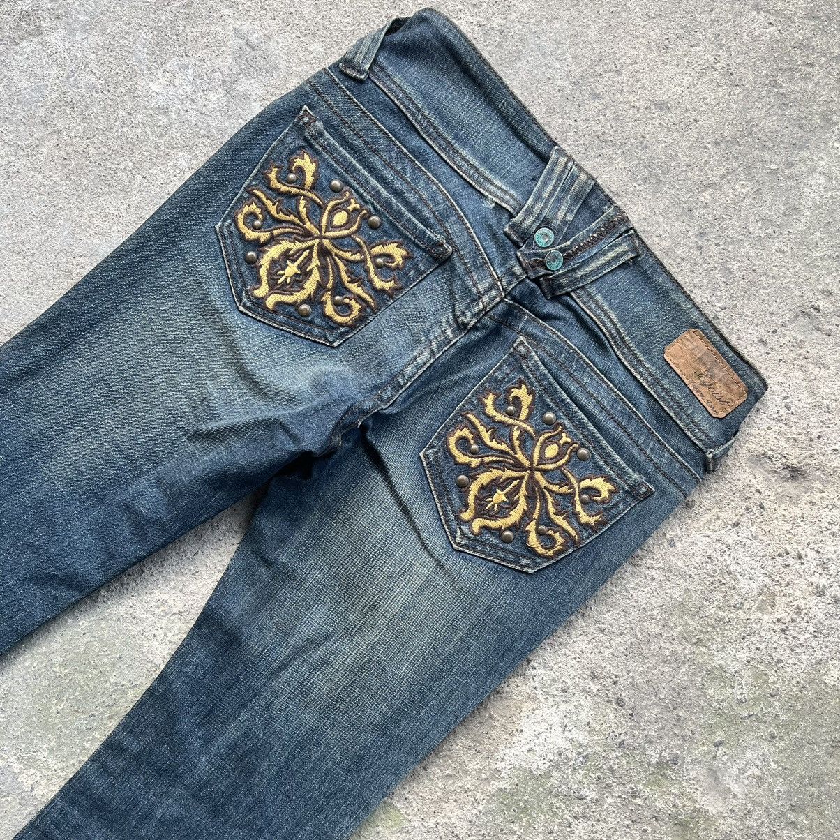 Luxury Jeans Egoist Denim Pants Super Wide Leg Opening