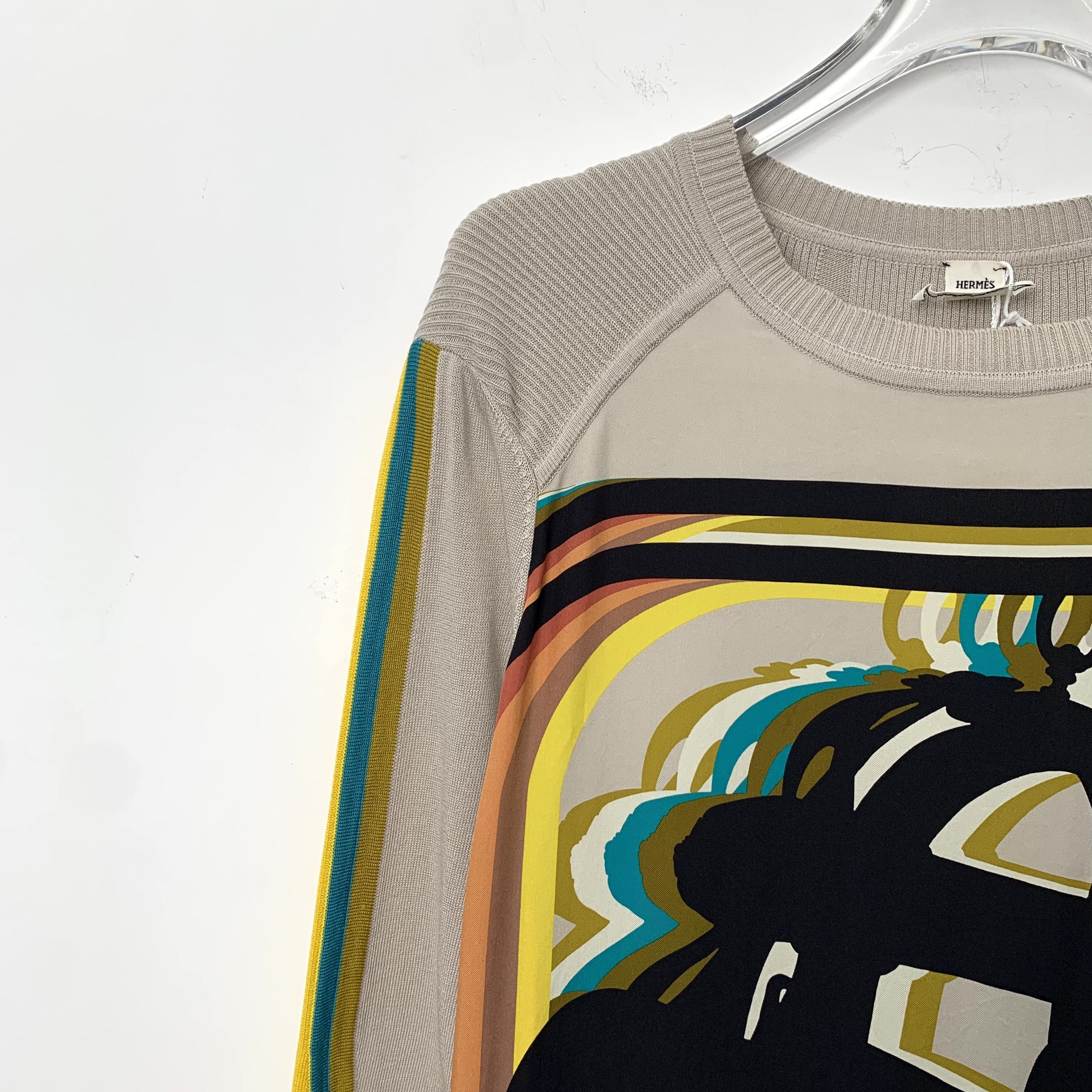 Hermes Hermès Dress – Graffiti Silk Colorblock (Size XS) Size XS / US 0-2 / IT 36-38 - 7 Thumbnail