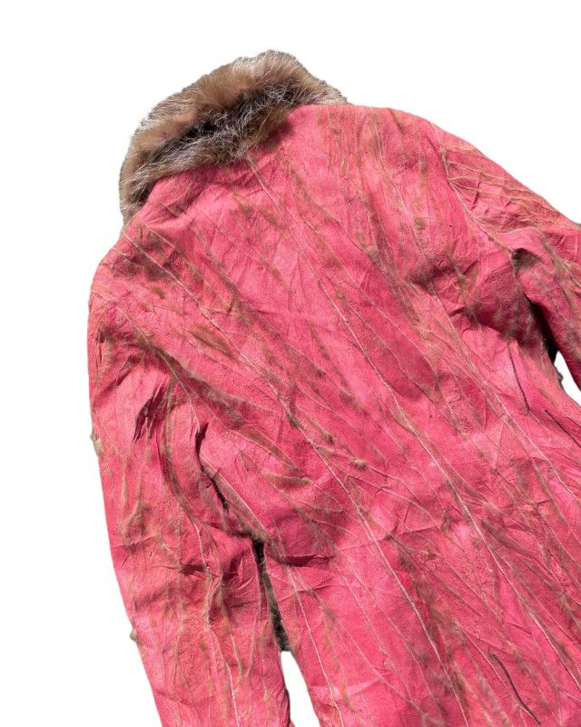 Other Vintage Reversible Patchwork Fur and Leather Patchwork Coat Size M / US 6-8 / IT 42-44 - 5 Thumbnail