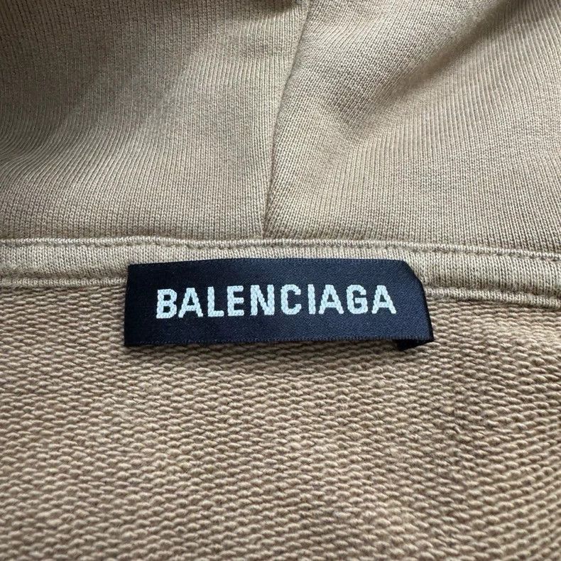 Balenciaga Balenciaga Wheat-ear printed hooded sweatshirt Size US L / EU 52-54 / 3 - 2 Thumbnail