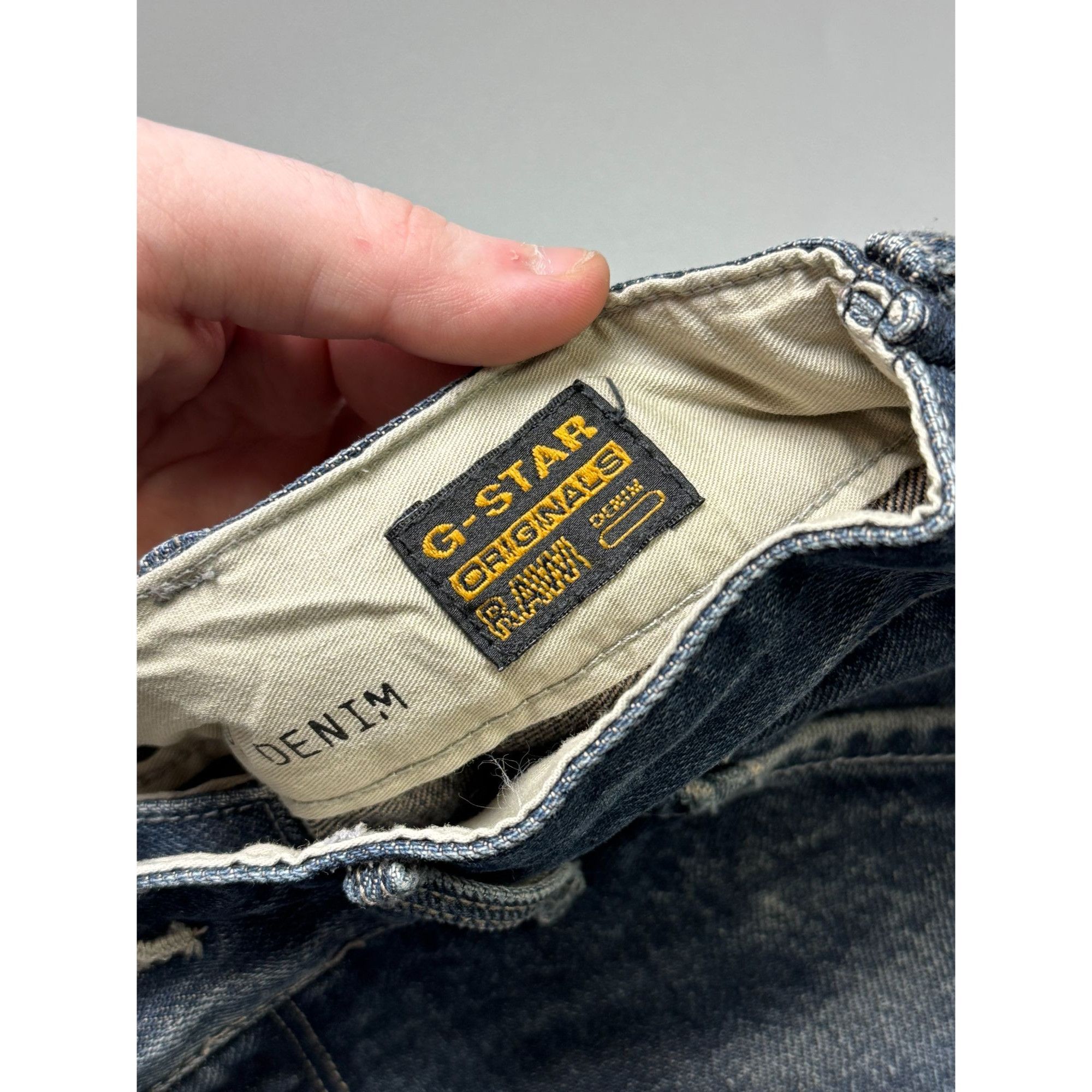 G-Star G-Star Vintage Denim Cargo Pants (Y1158) Size US 29 - 9 Thumbnail