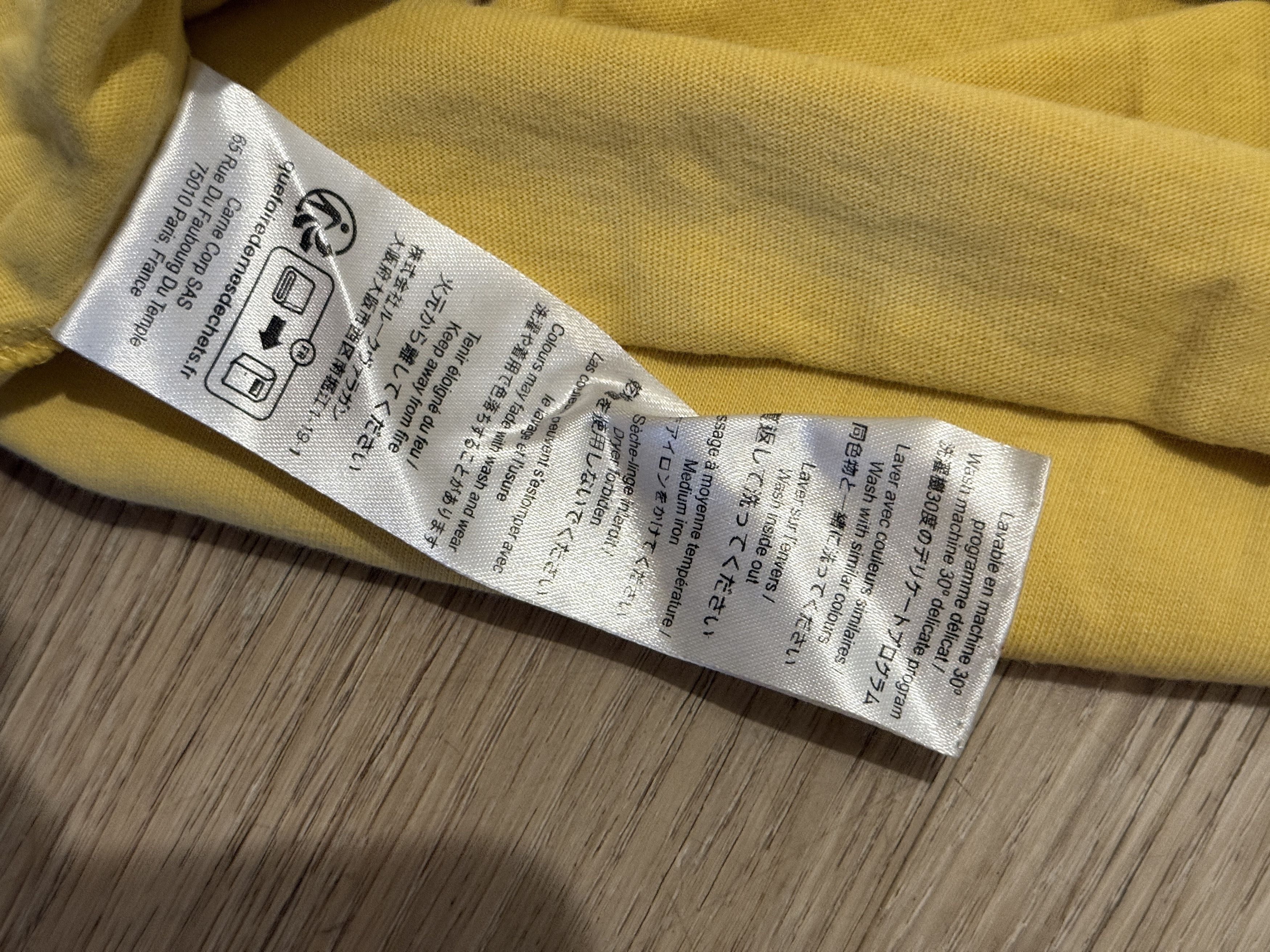 Carne Bollente Carne bollente yellow graphic t shirt Size US M / EU 48-50 / 2 - 5 Thumbnail