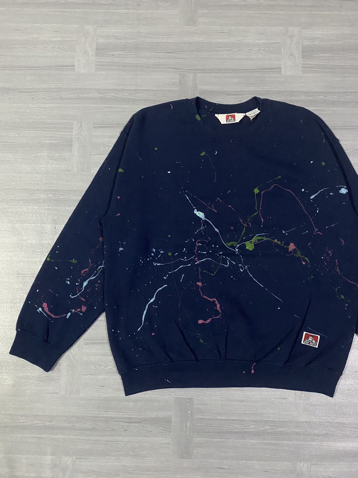 Ben Davis Vintage Ben Davis Splash Pant Sweatshirt Design Size US L / EU 52-54 / 3 - 3 Thumbnail