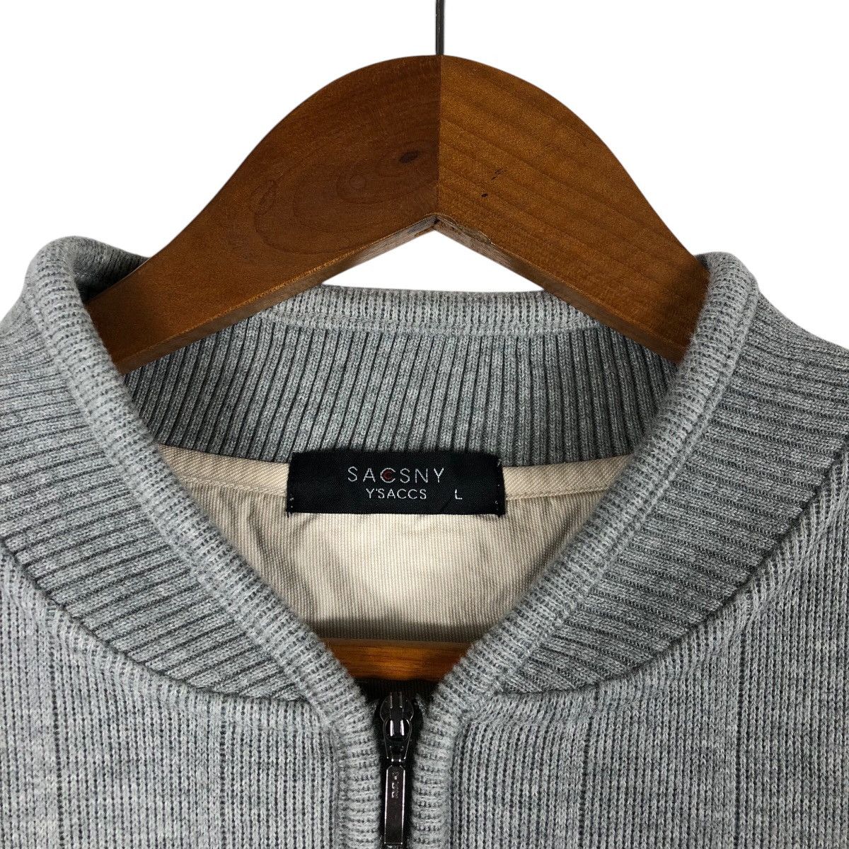 Y's × Yohji Yamamoto Y'SACCS Sacsny by Yohji Yamamoto Half Zipper Sweatshirt Size US L / EU 52-54 / 3 - 4 Thumbnail