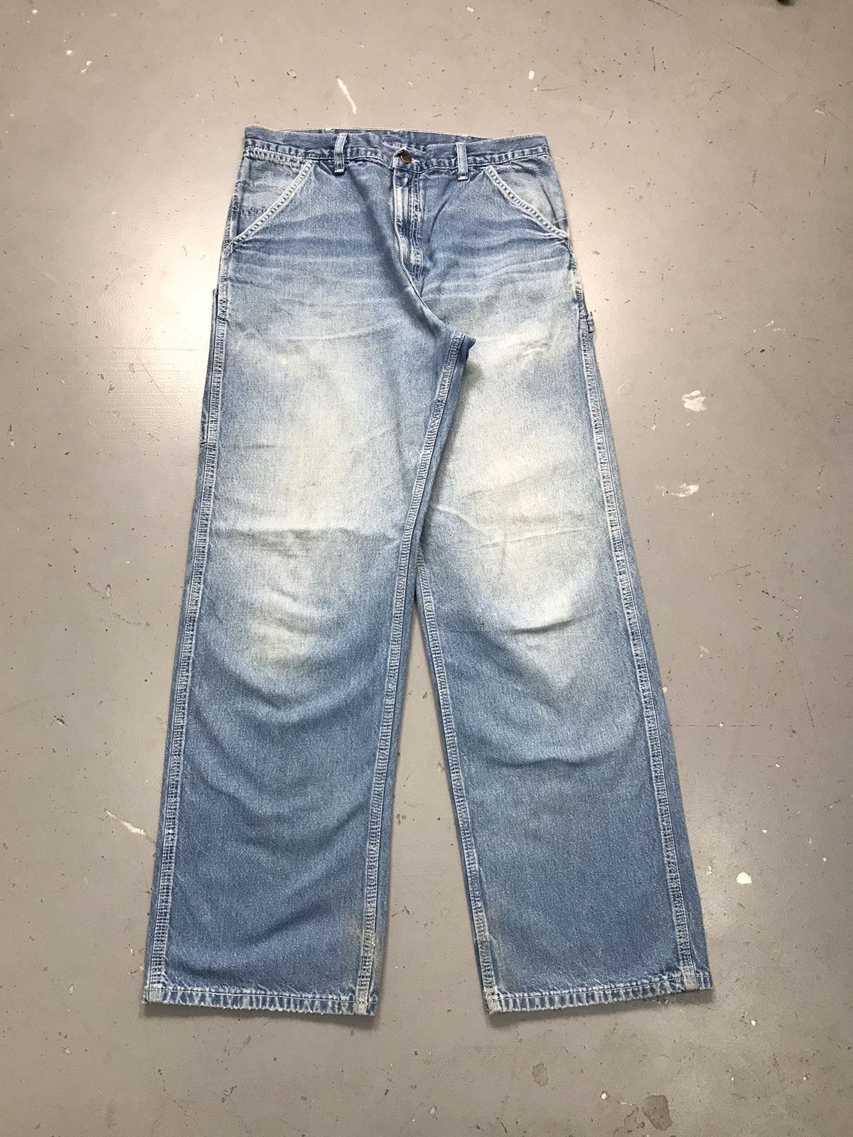Carhartt 90s Vintage Carhartt carpenter denim workwear Size US 34 / EU 50 - 1 Thumbnail