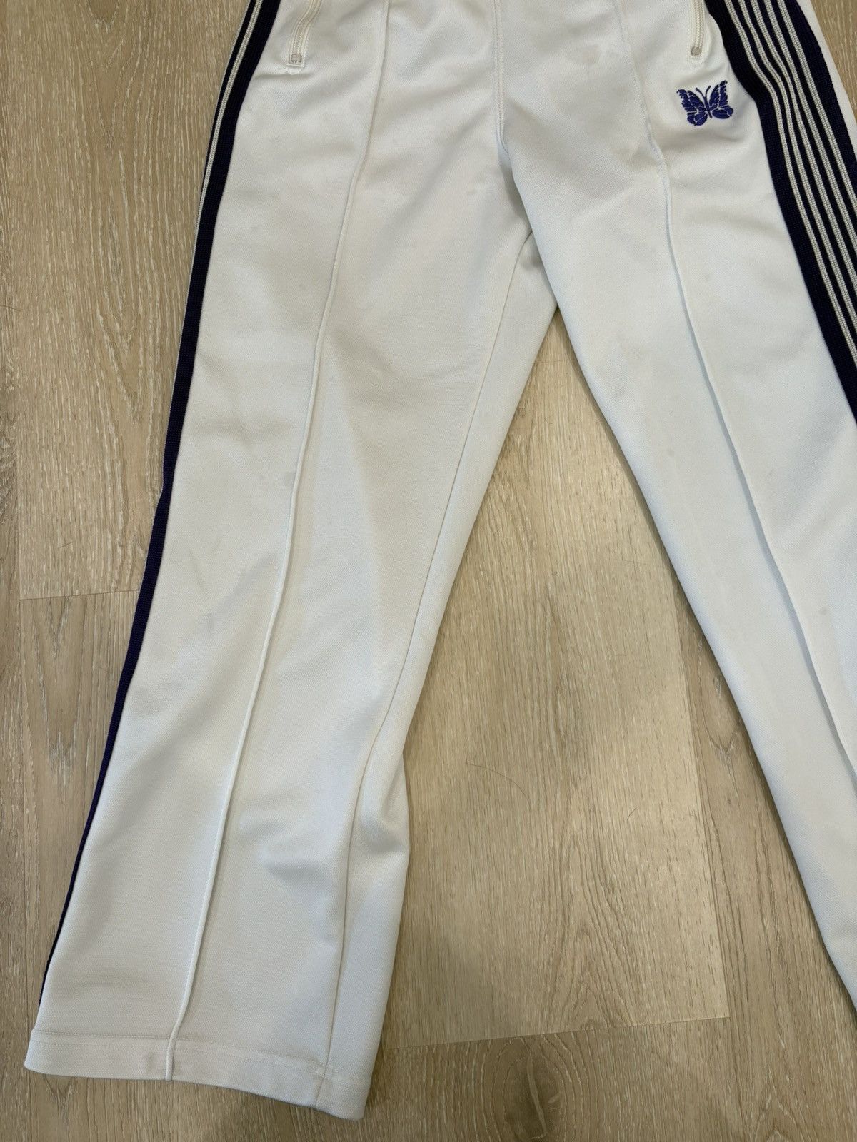 Needles Needles Straight/Bootleg Trackpants in White and Purple Size US 30 / EU 46 - 4 Thumbnail