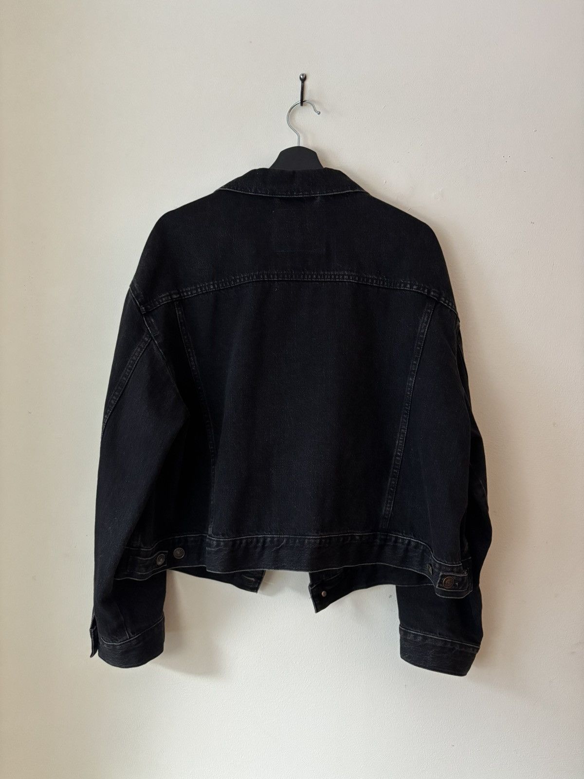 Balenciaga Balenciaga swing black denim jacket Size US M / EU 48-50 / 2 - 3 Thumbnail
