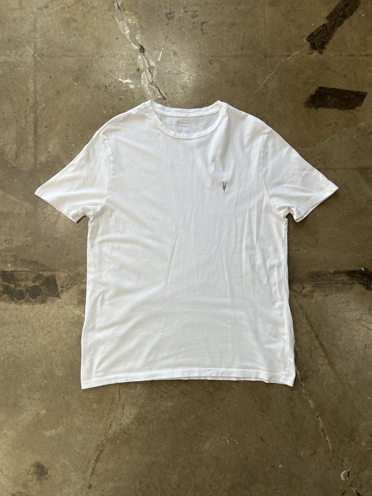 Allsaints Allsaints Embroidered Logo Tee XL Size US XL / EU 56 / 4 - 2 Thumbnail