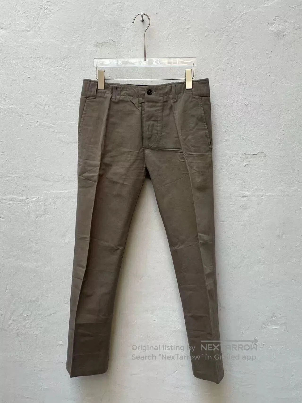 Ann Demeulemeester Ann Demeulemeester Cotton-Linen Trousers. Size US 32 / EU 48 - 1 Thumbnail